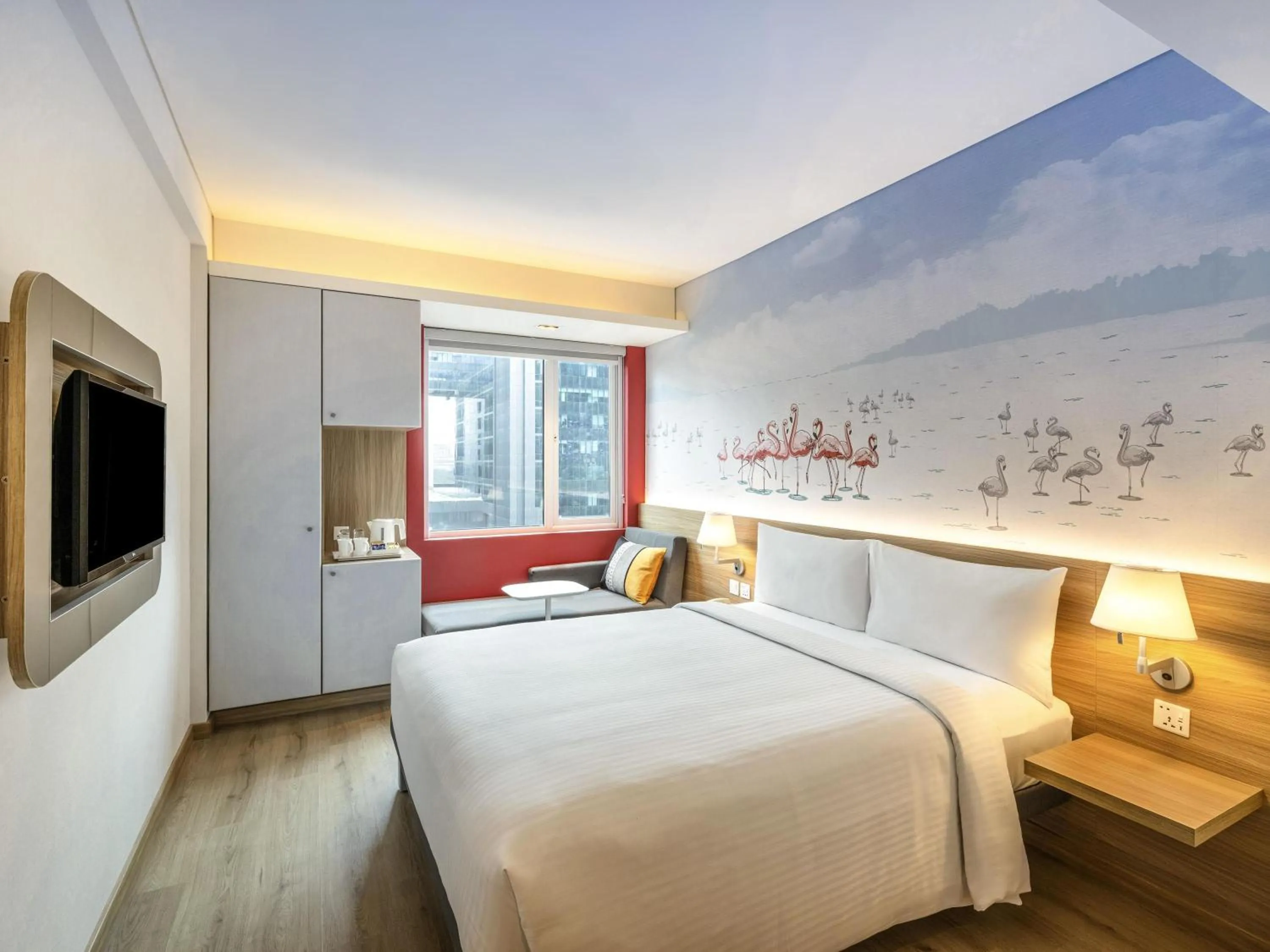 Bedroom, Bed in ibis Mumbai Vikhroli - An Accor Brand