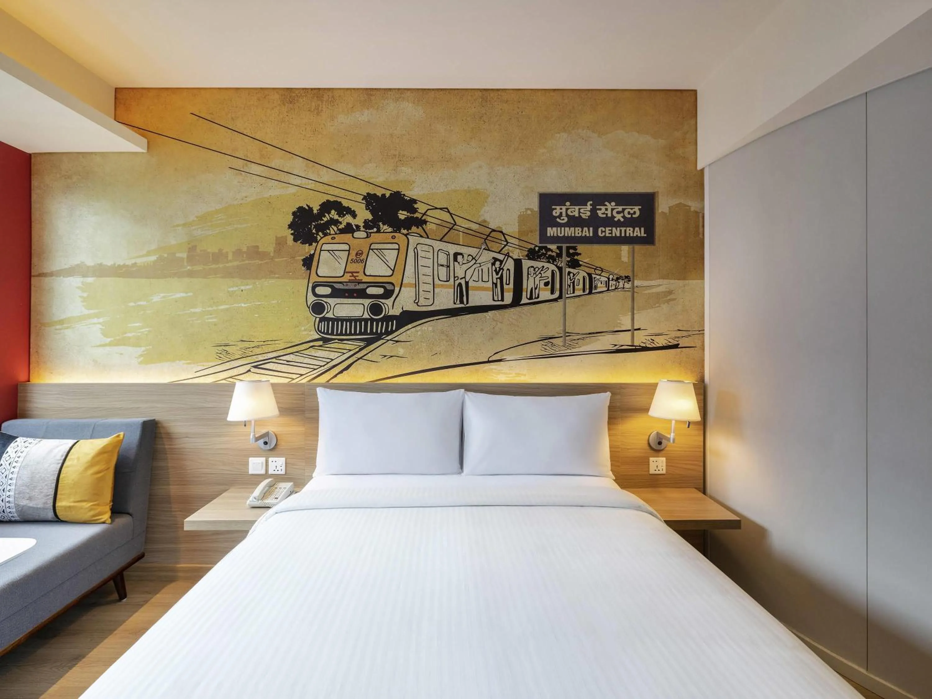 Bedroom, Bed in ibis Mumbai Vikhroli - An Accor Brand