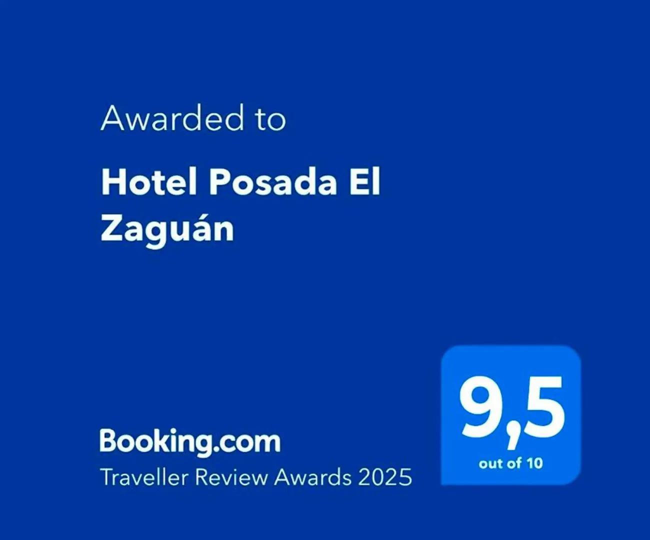 Logo/Certificate/Sign in Hotel El Zaguán Histórico