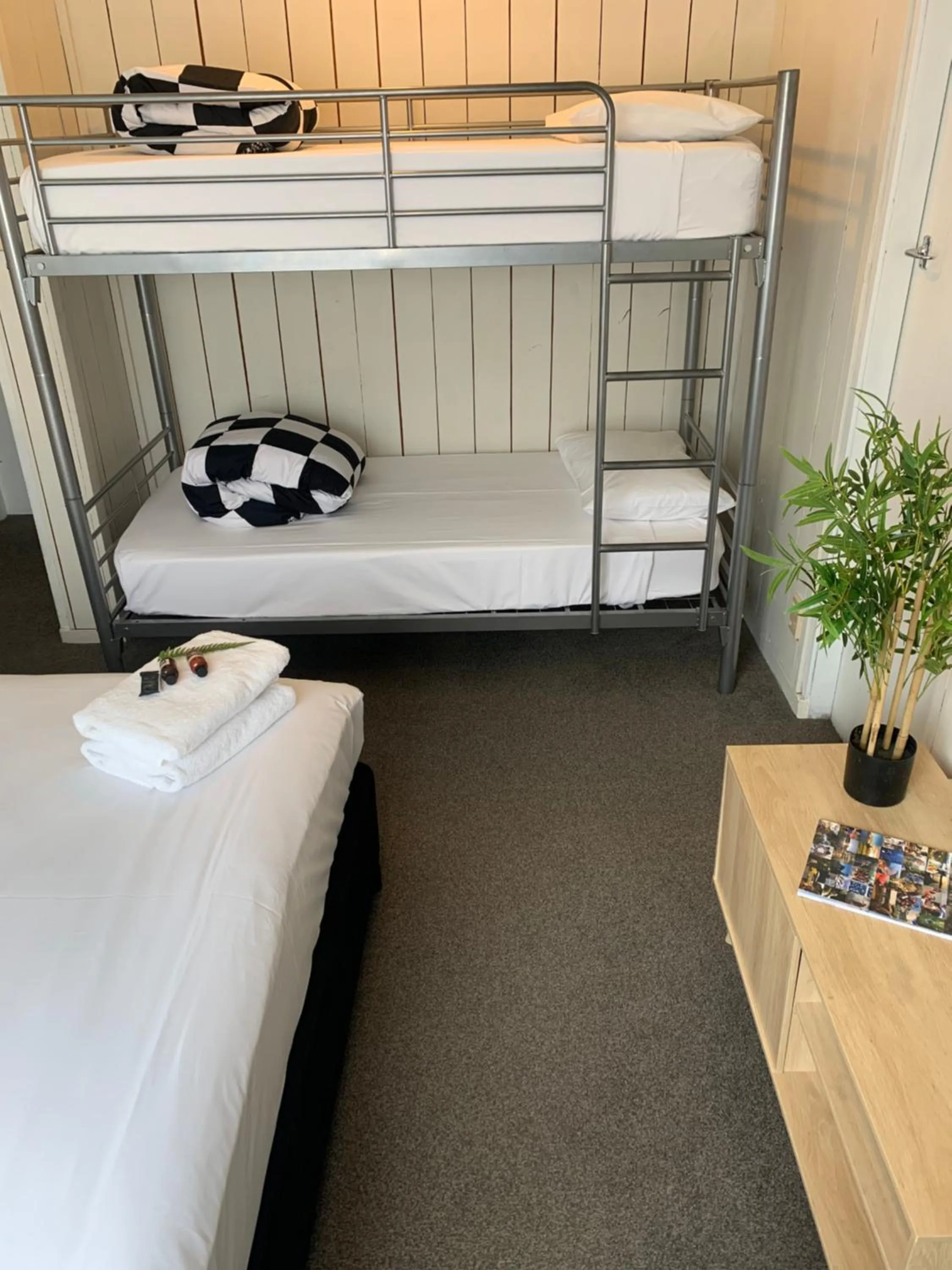 Bed in Snowman Lodge and Spa