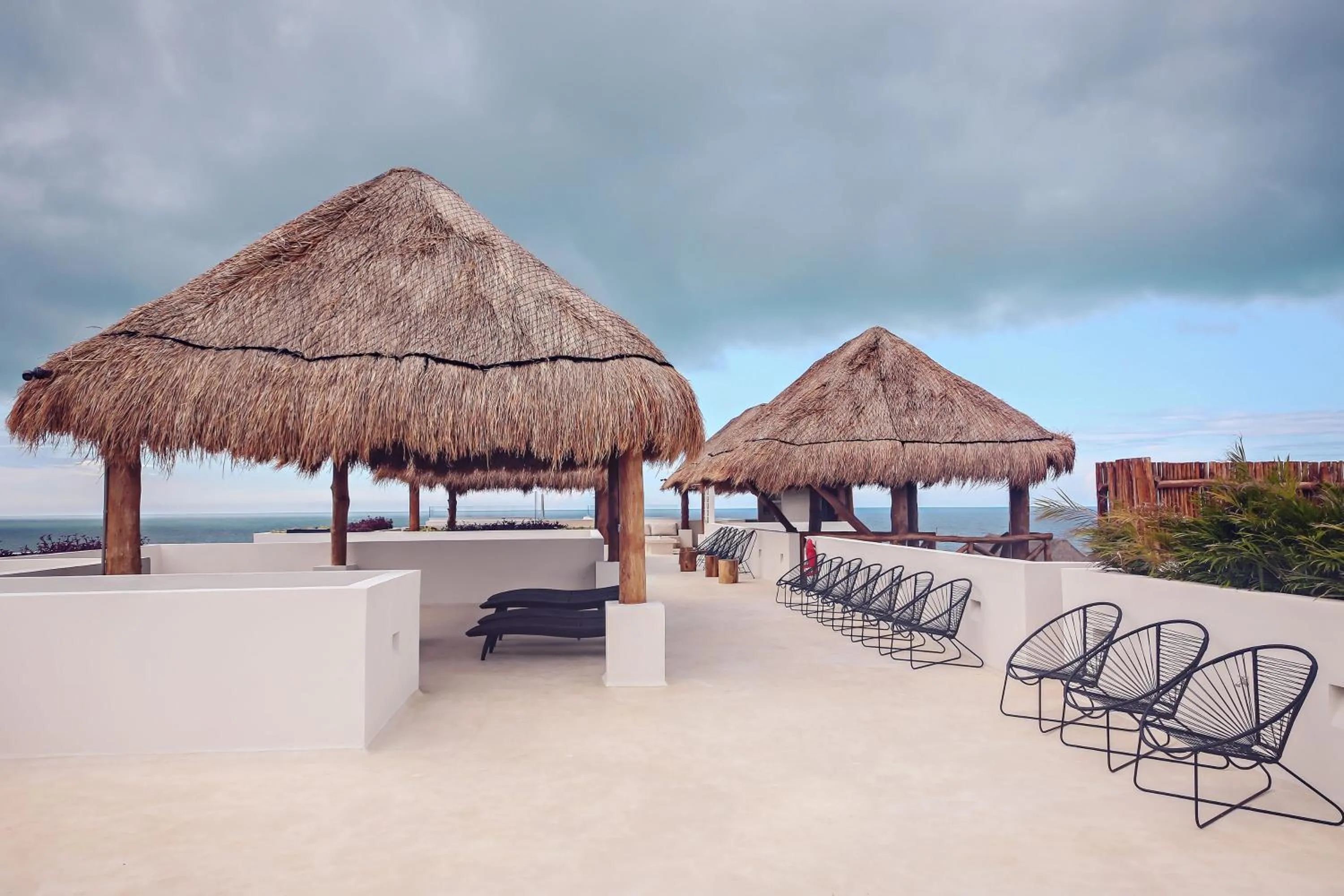 Solarium in Casa Astral Eco Luxury Holbox Island - Sunset and Ocean View with Rooftop Pool