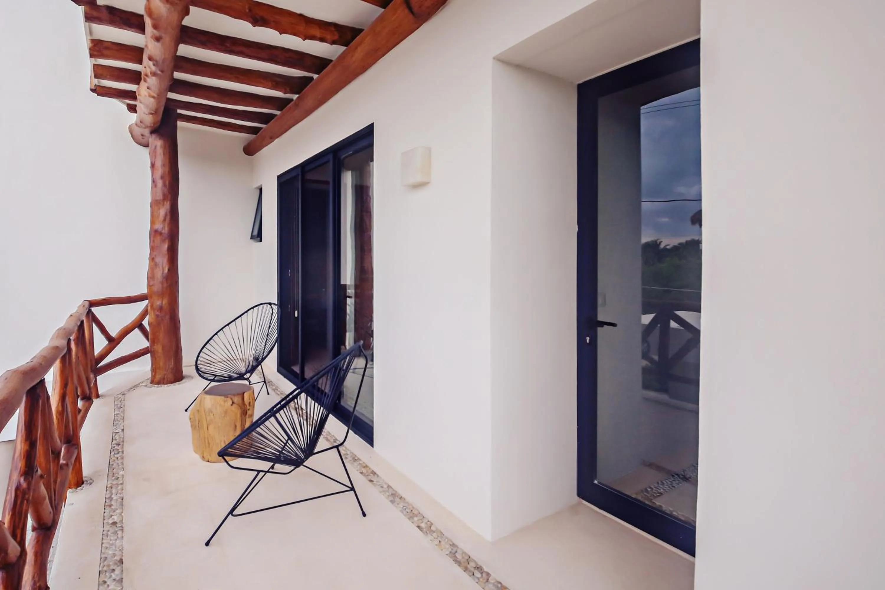 Bird's eye view in Casa Astral Eco Luxury Holbox Island - Sunset and Ocean View with Rooftop Pool