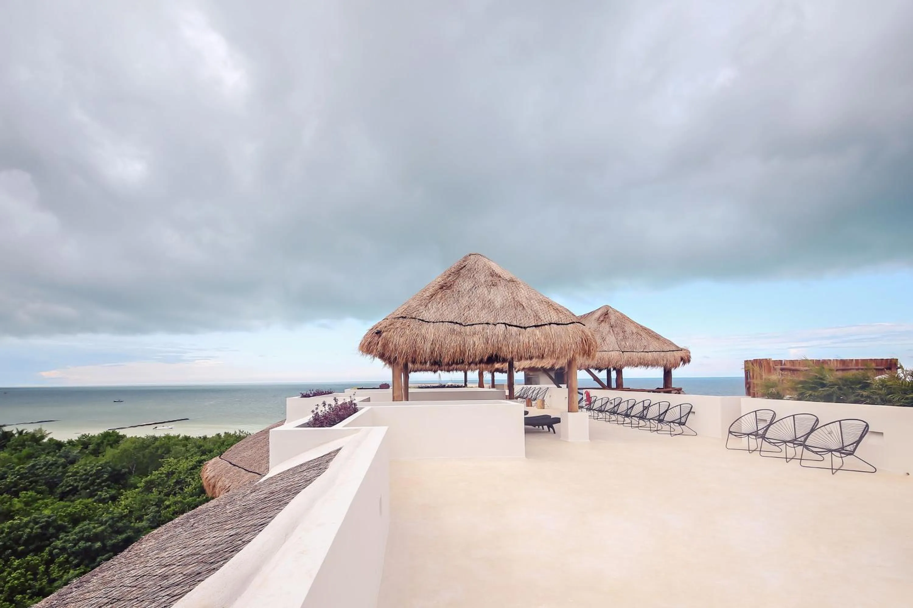 Solarium in Casa Astral Eco Luxury Holbox Island - Sunset and Ocean View with Rooftop Pool
