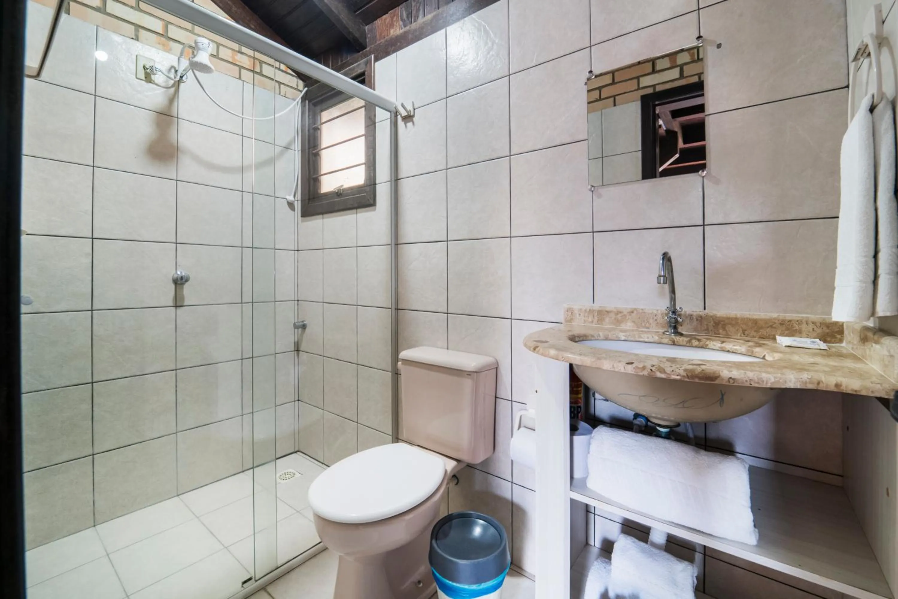 Shower in Pousada Albacora