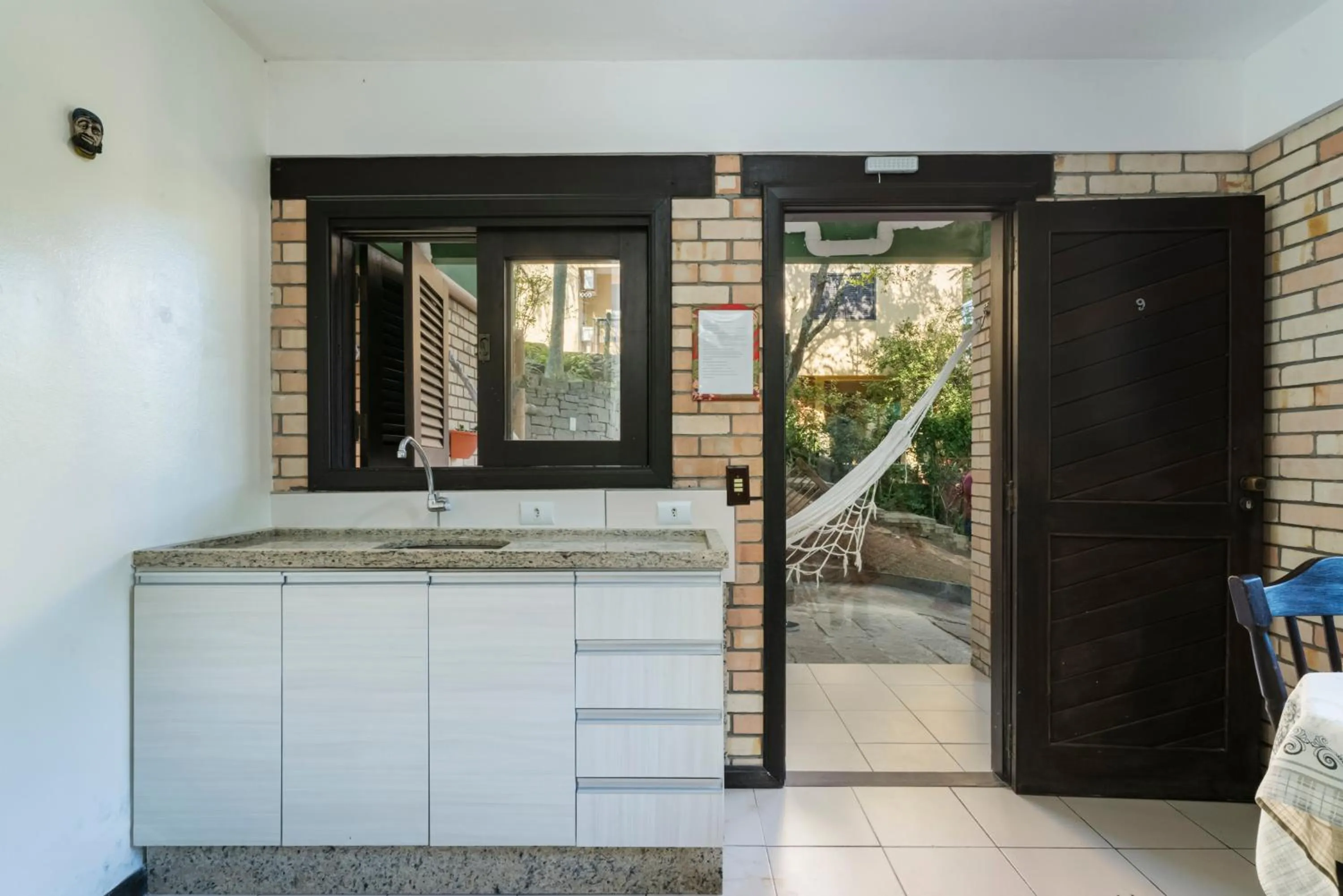 Kitchen or kitchenette in Pousada Albacora