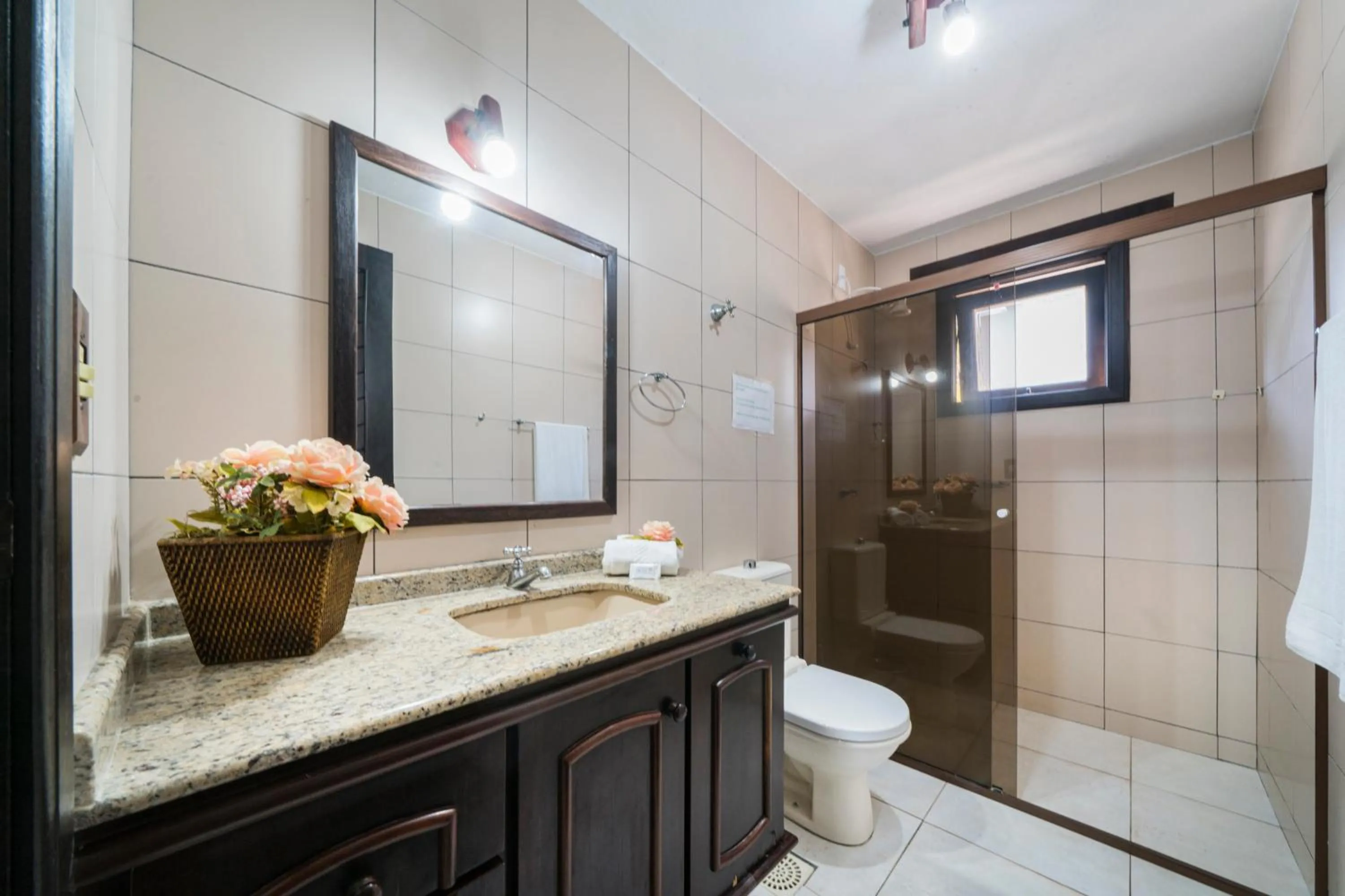 Bathroom in Pousada Albacora