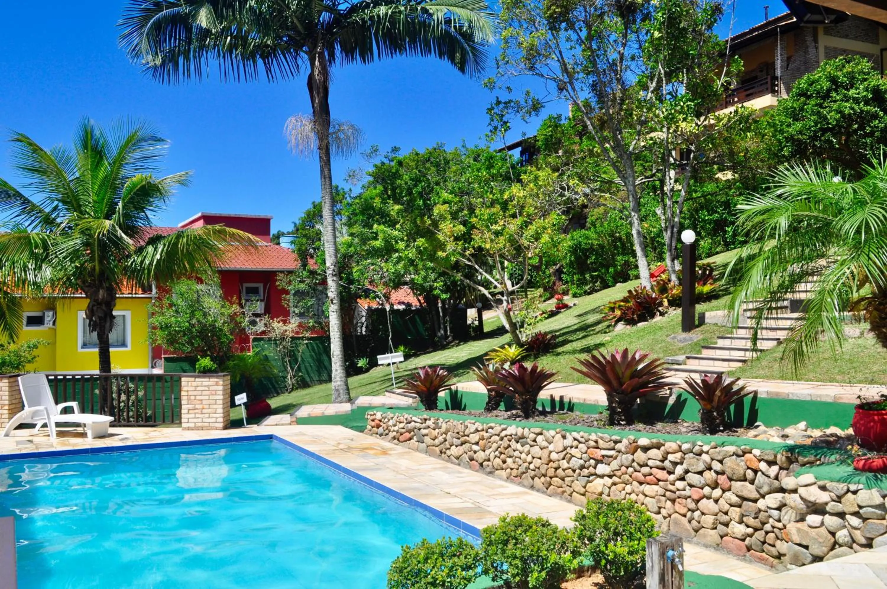 Garden in Pousada Albacora