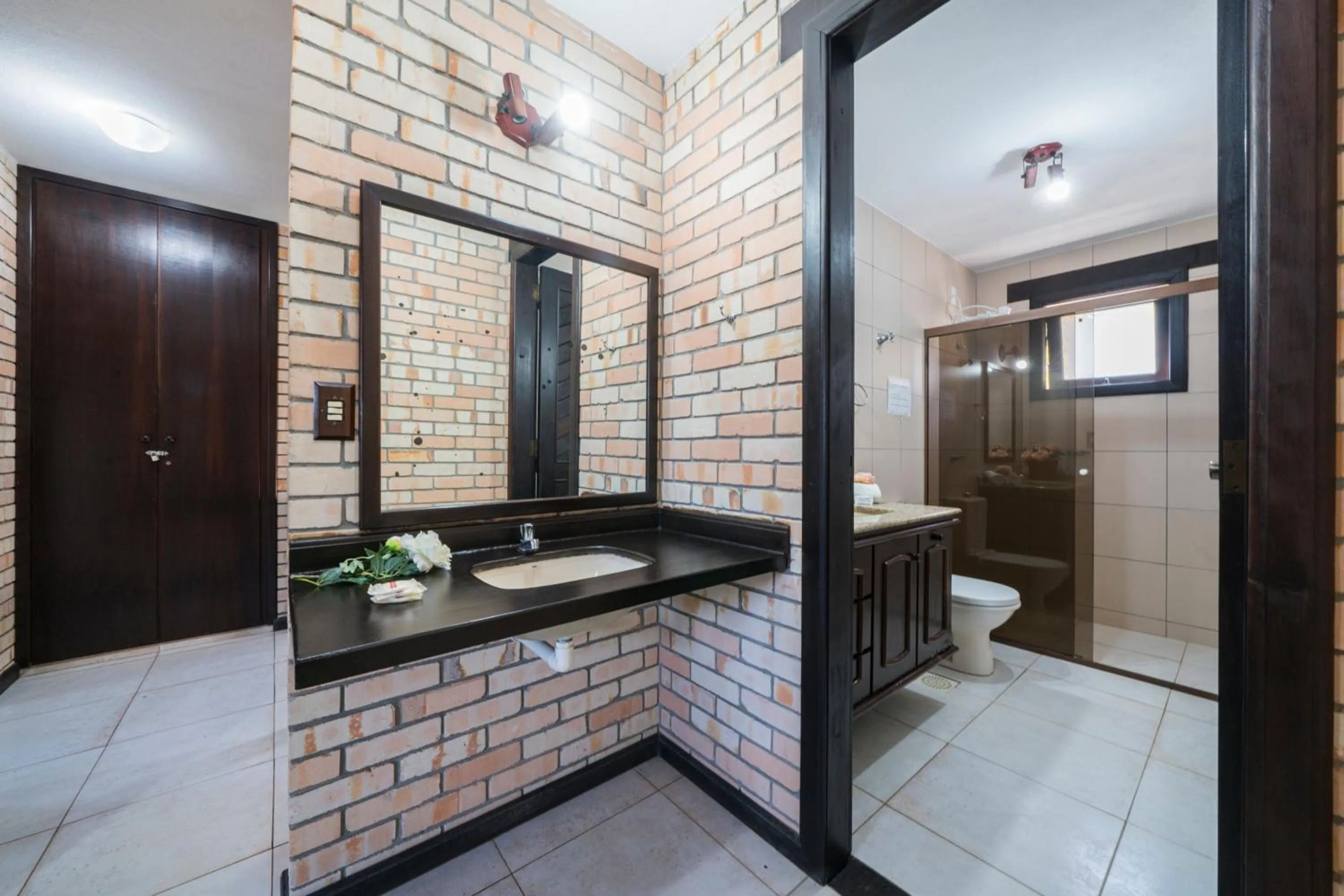 Bathroom in Pousada Albacora