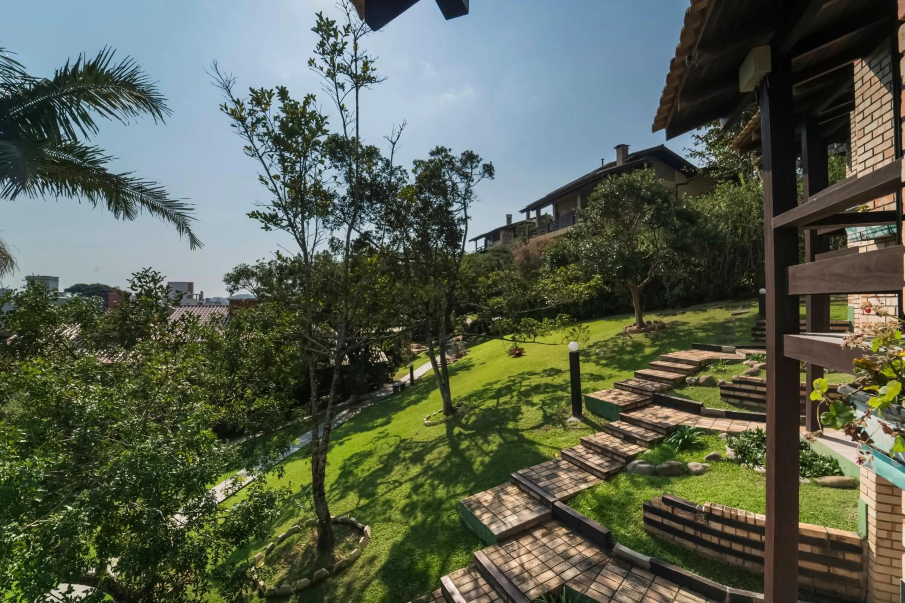 Garden view in Pousada Albacora