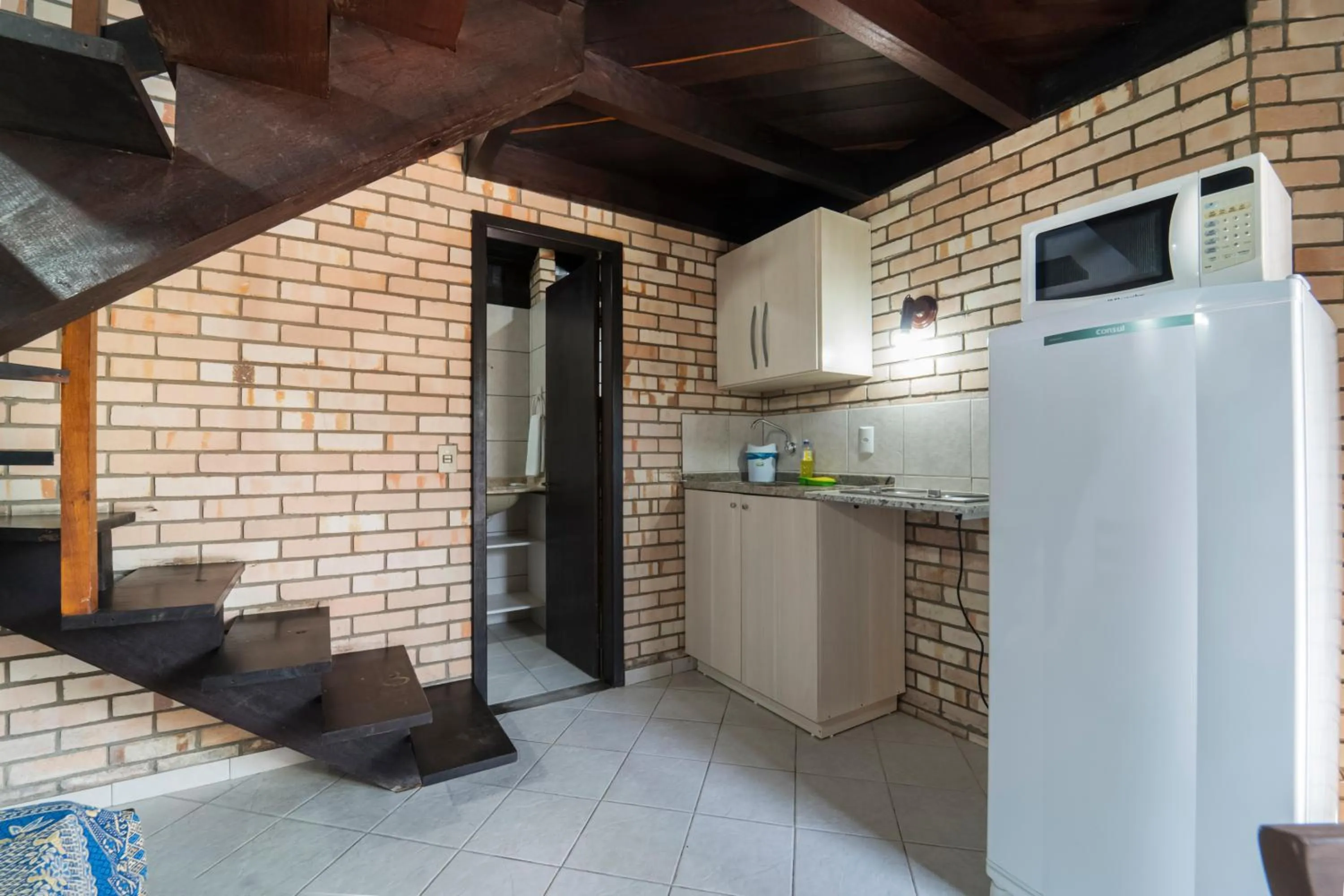 Kitchen or kitchenette in Pousada Albacora