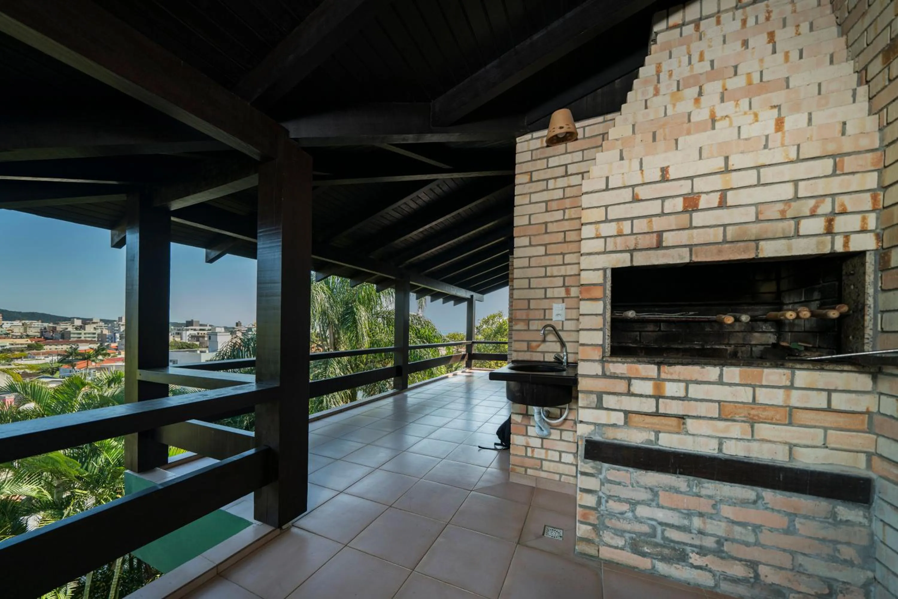 BBQ facilities in Pousada Albacora