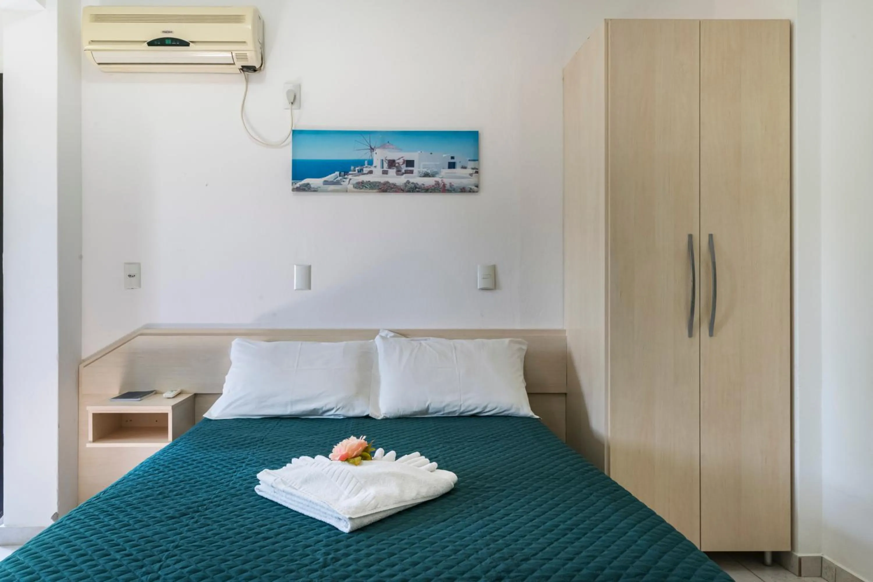 Bed in Pousada Albacora