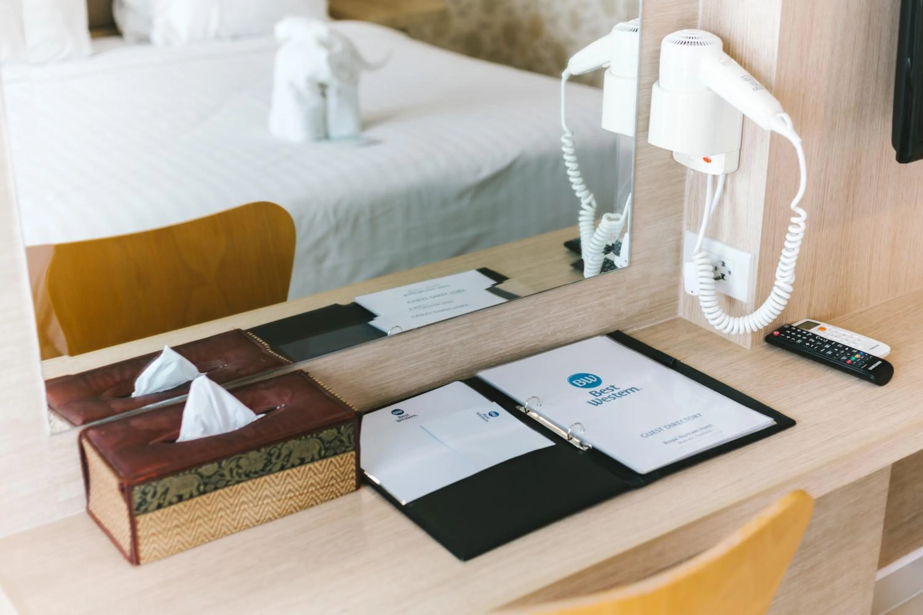 Decorative detail, Bed in Best Western Royal Buriram