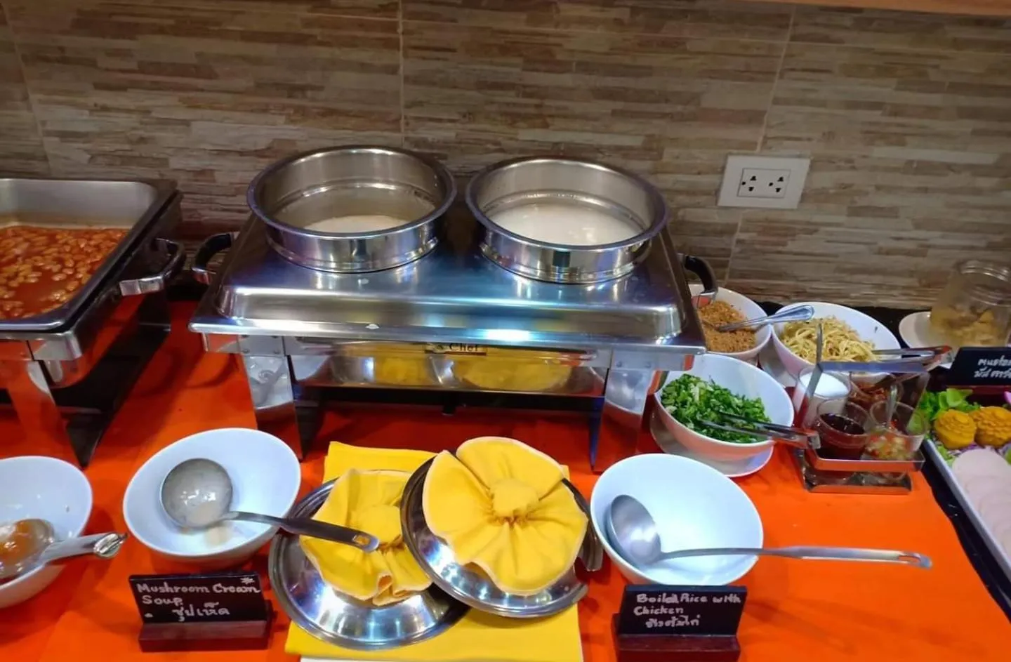 American breakfast in Best Western Royal Buriram