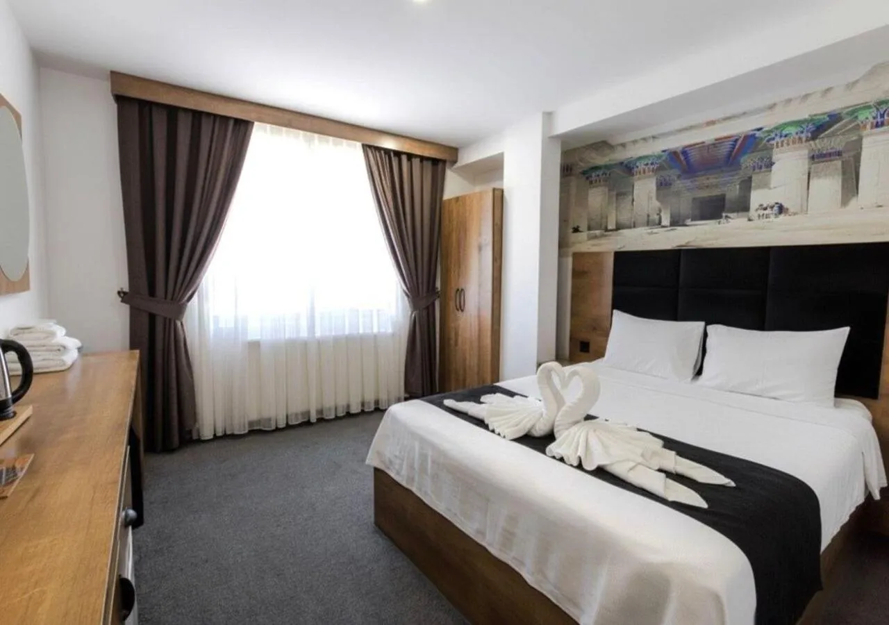 Bed in Acar Airport Hotel