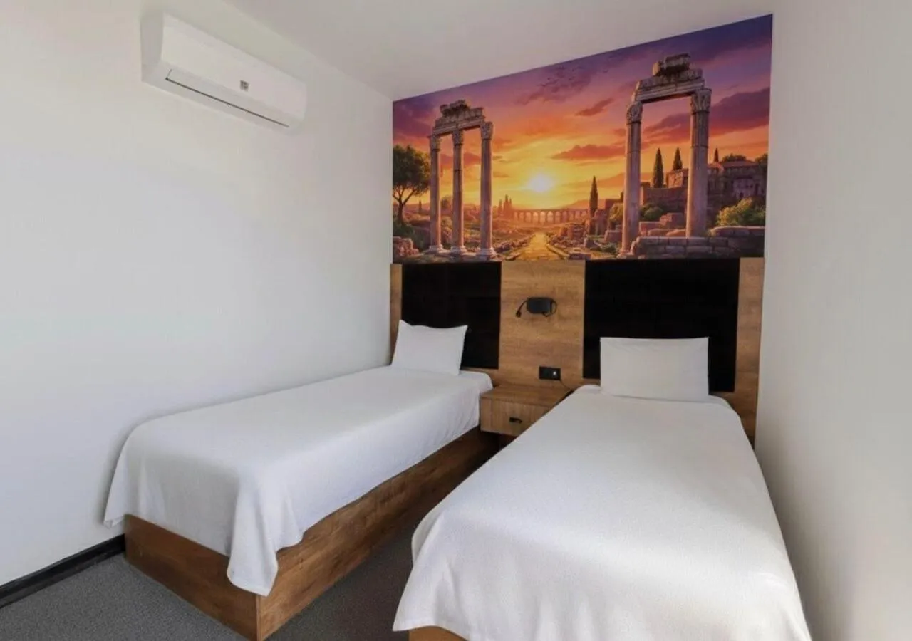 Bed in Acar Airport Hotel