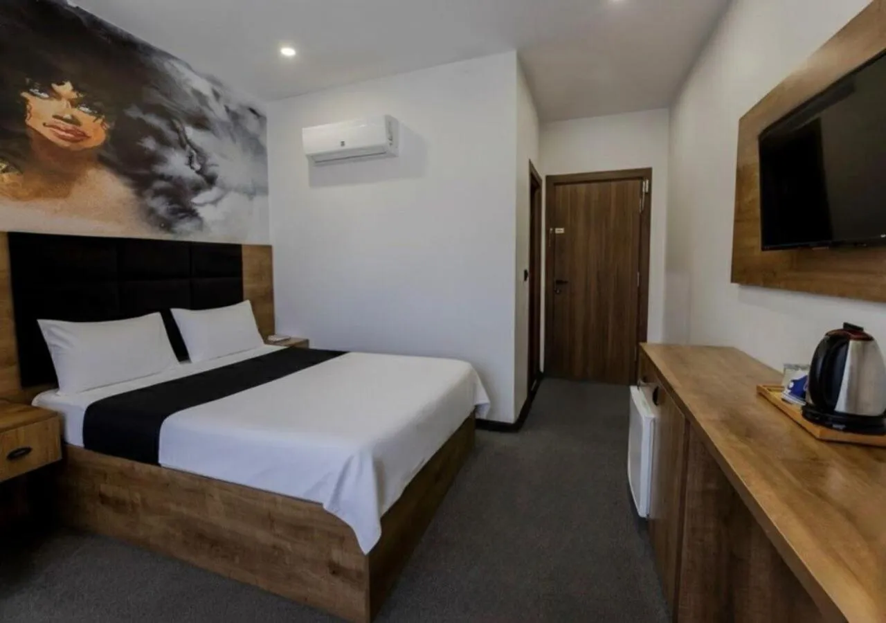 Bed in Acar Airport Hotel