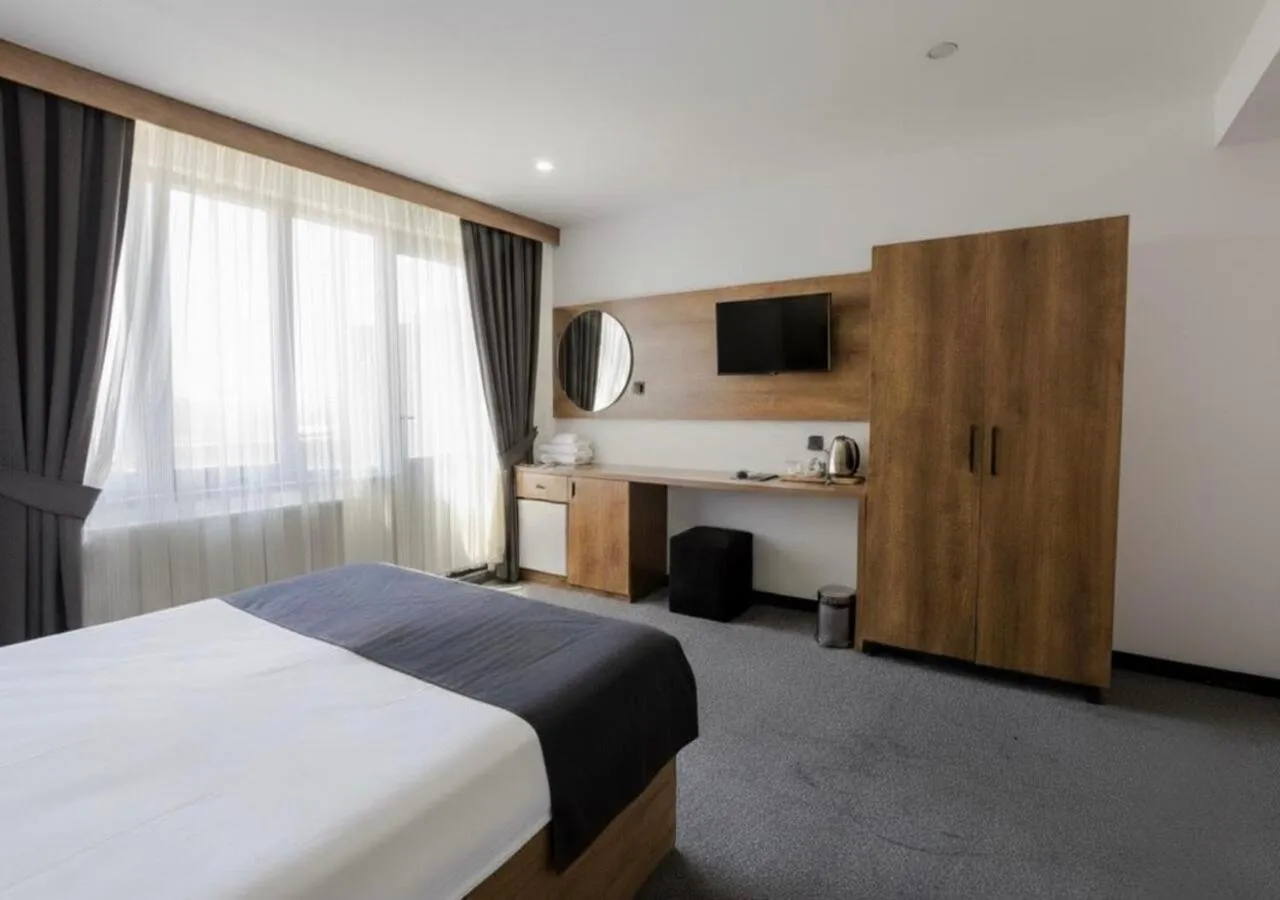 Bed in Acar Airport Hotel