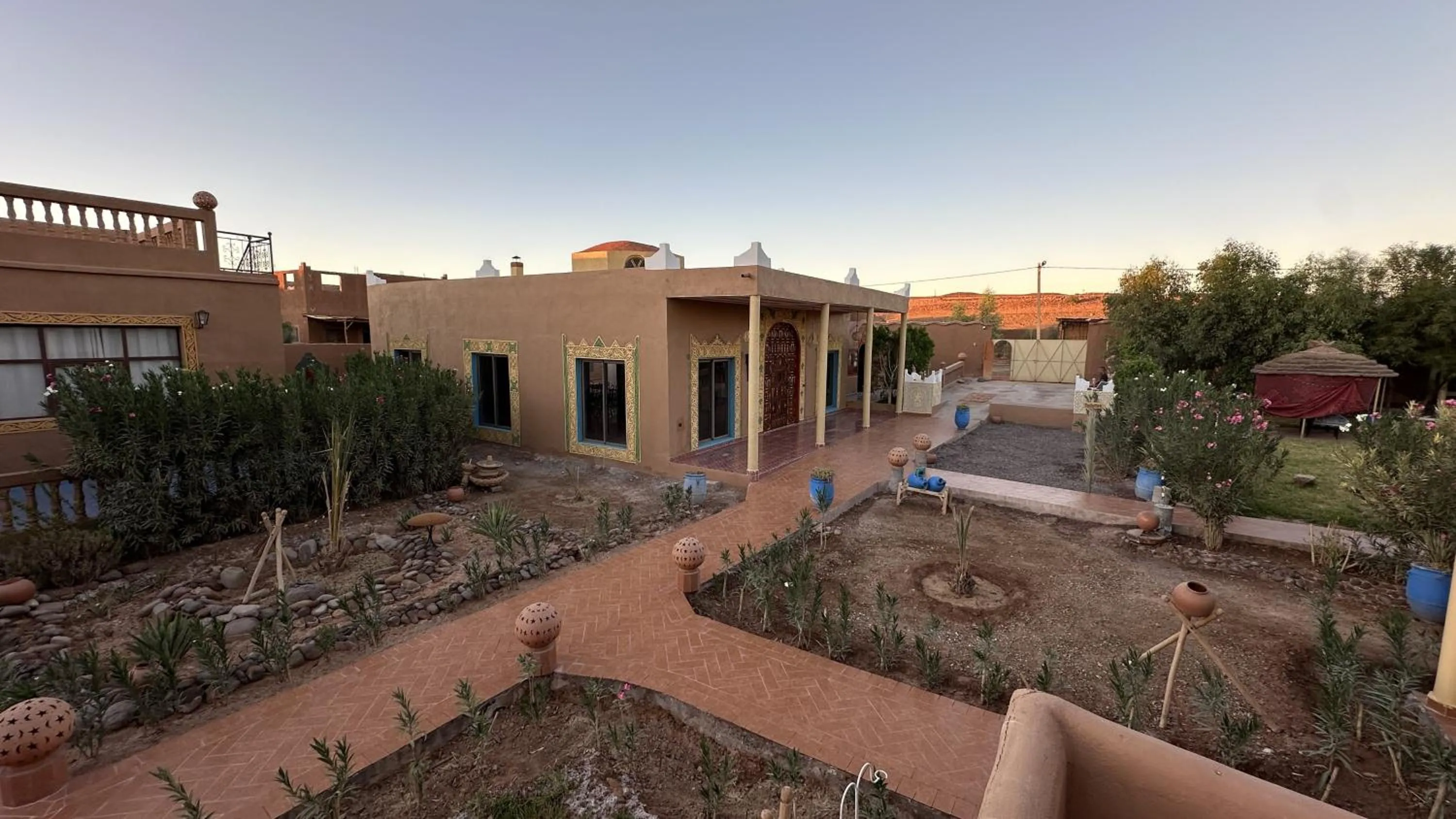 Property building in Oasis Tilogui-Luxury Hotel Restaurant and Desert Excursions In Zagora