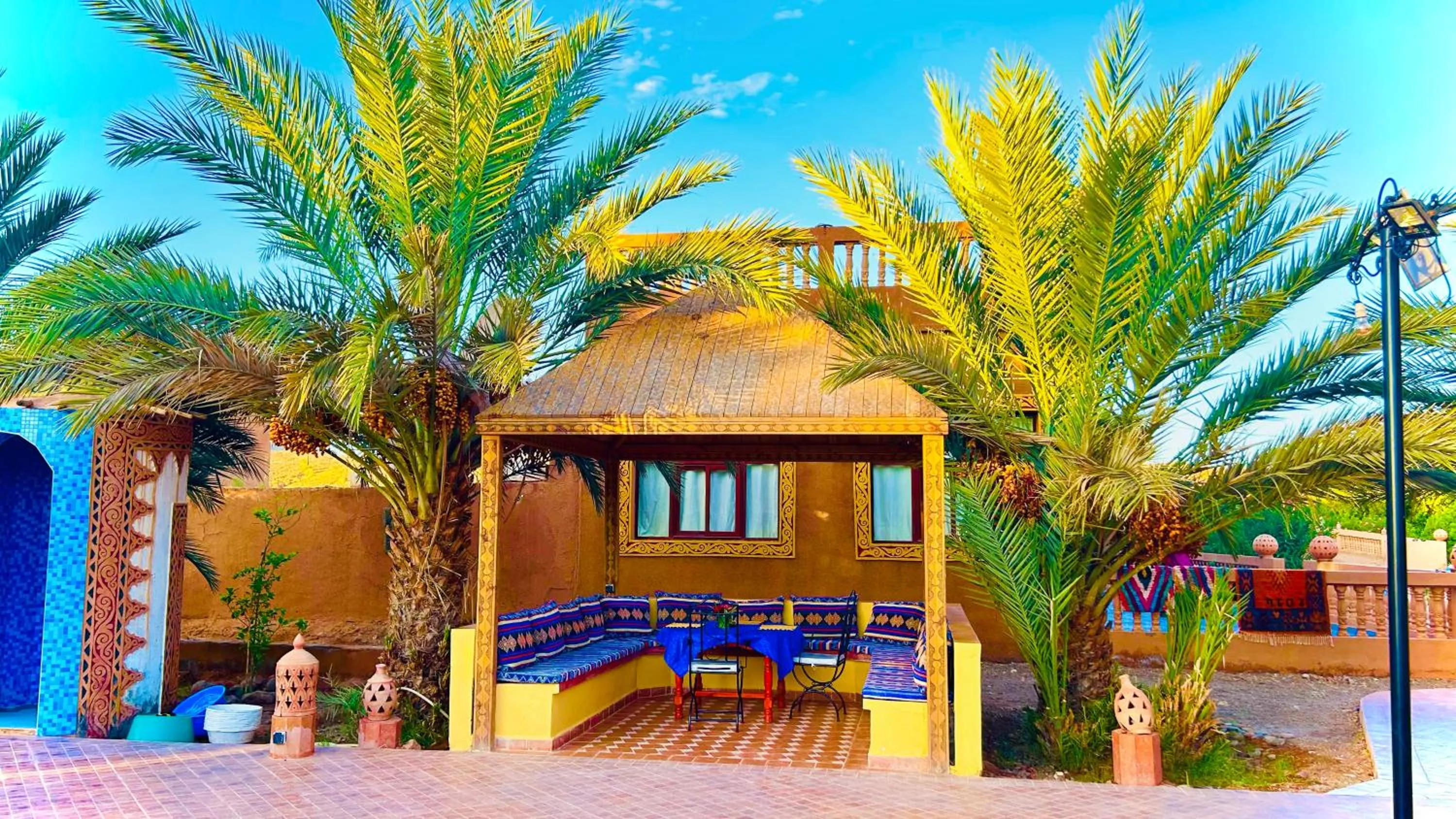 Property building in Oasis Tilogui-Luxury Hotel Restaurant and Desert Excursions In Zagora