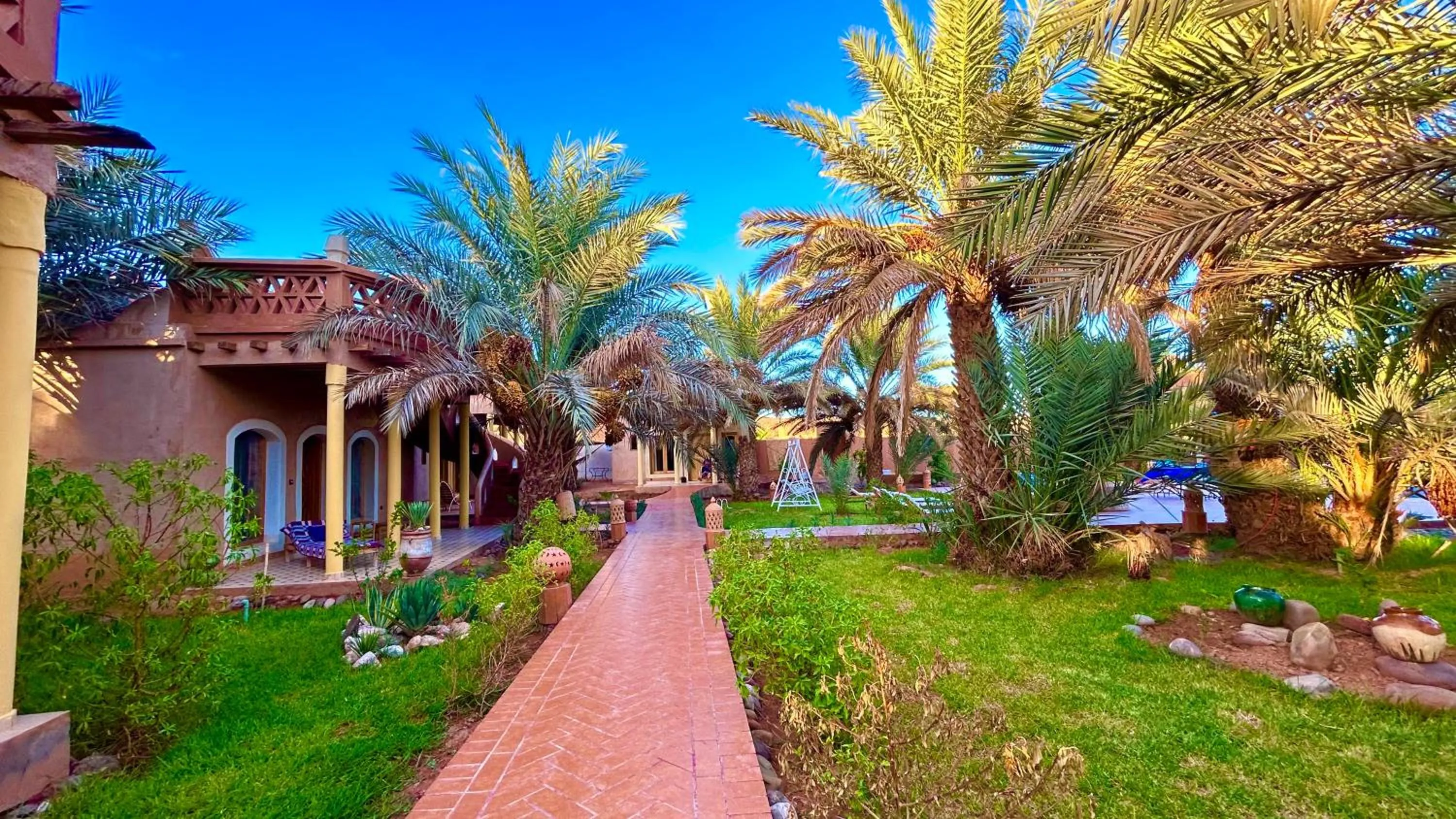 Property building in Oasis Tilogui-Luxury Hotel Restaurant and Desert Excursions In Zagora