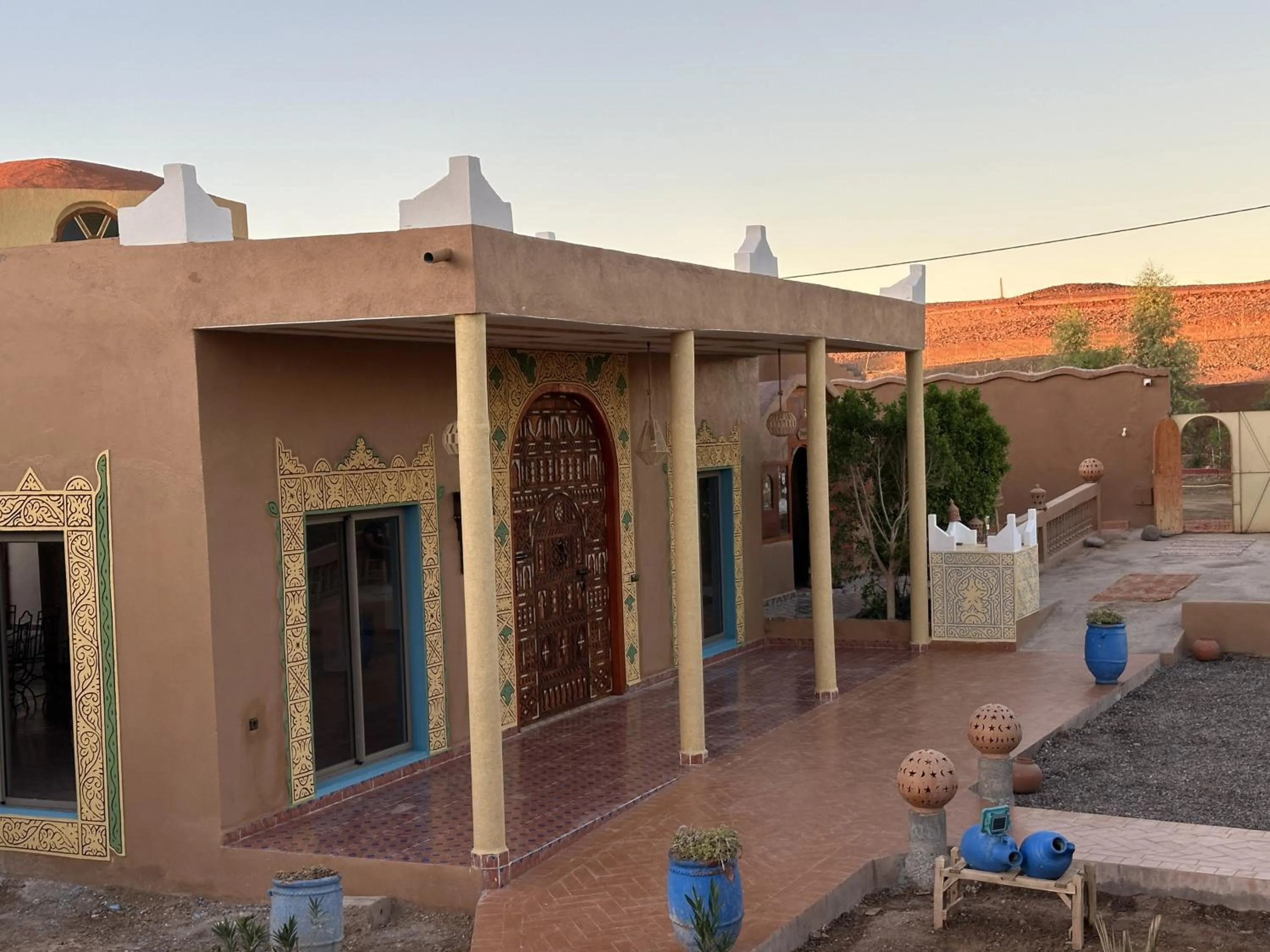 Property building in Oasis Tilogui-Luxury Hotel Restaurant and Desert Excursions In Zagora