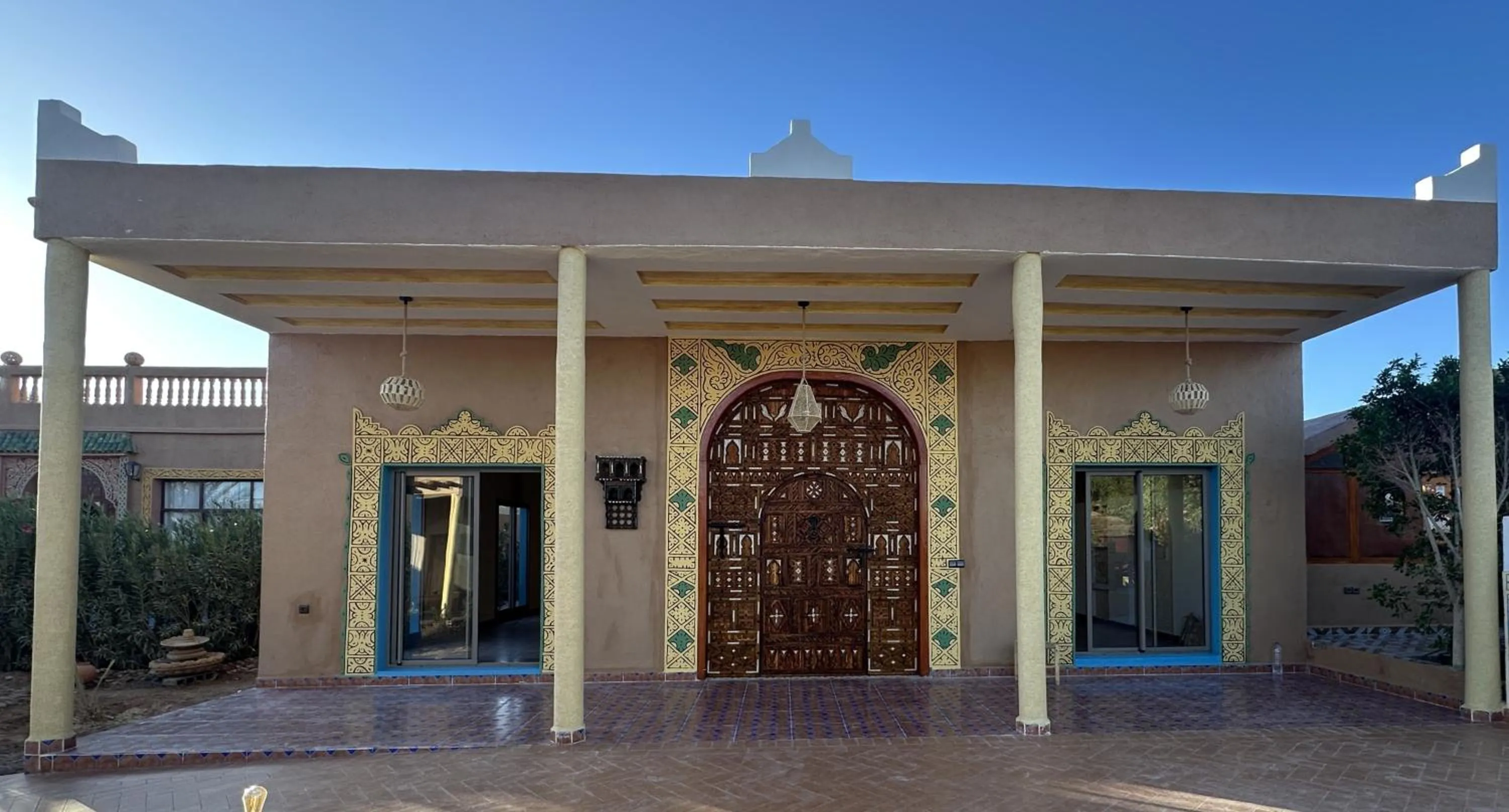 Property building in Oasis Tilogui-Luxury Hotel Restaurant and Desert Excursions In Zagora