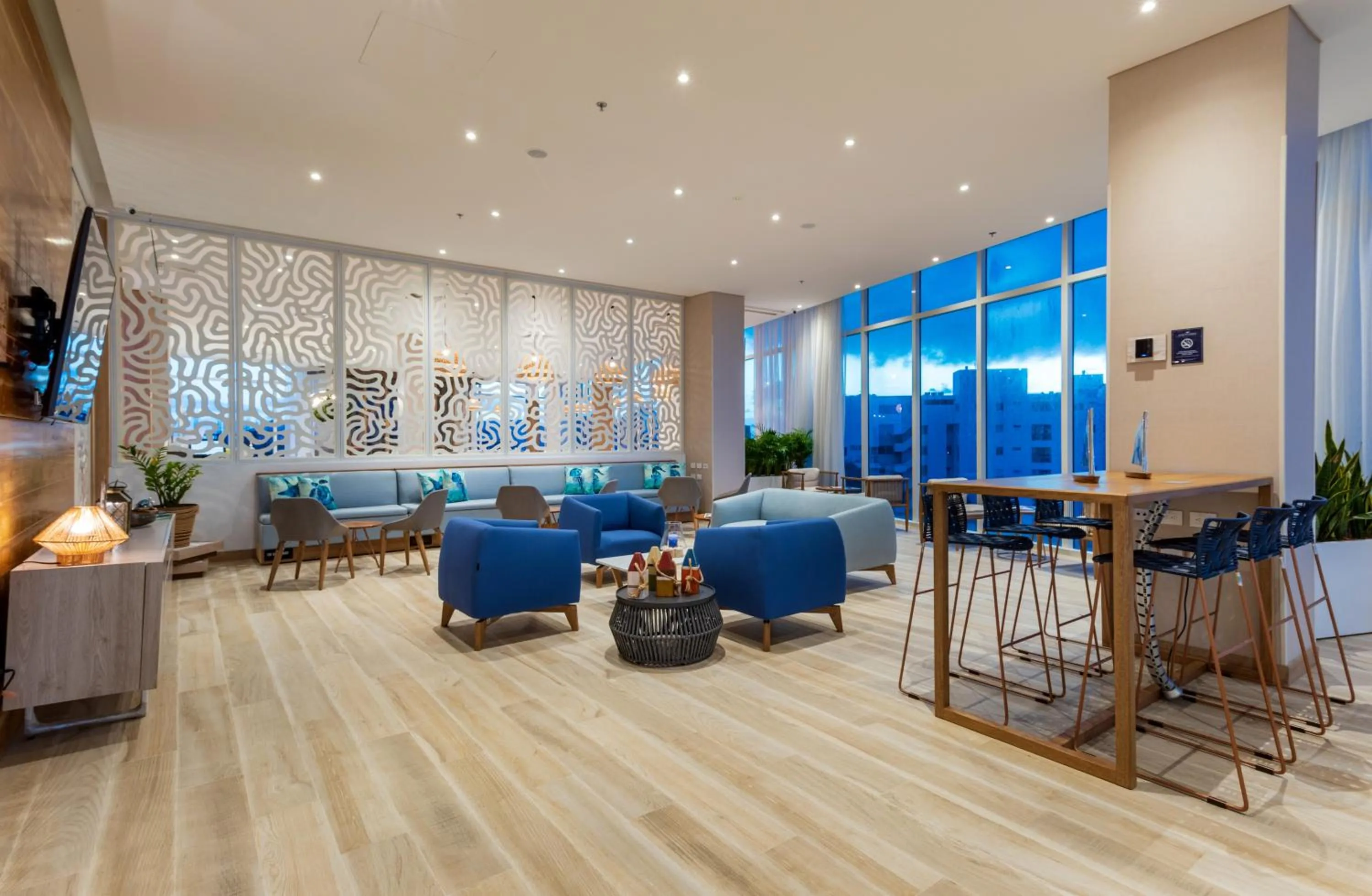 Lounge or bar in Aquamare Hotel