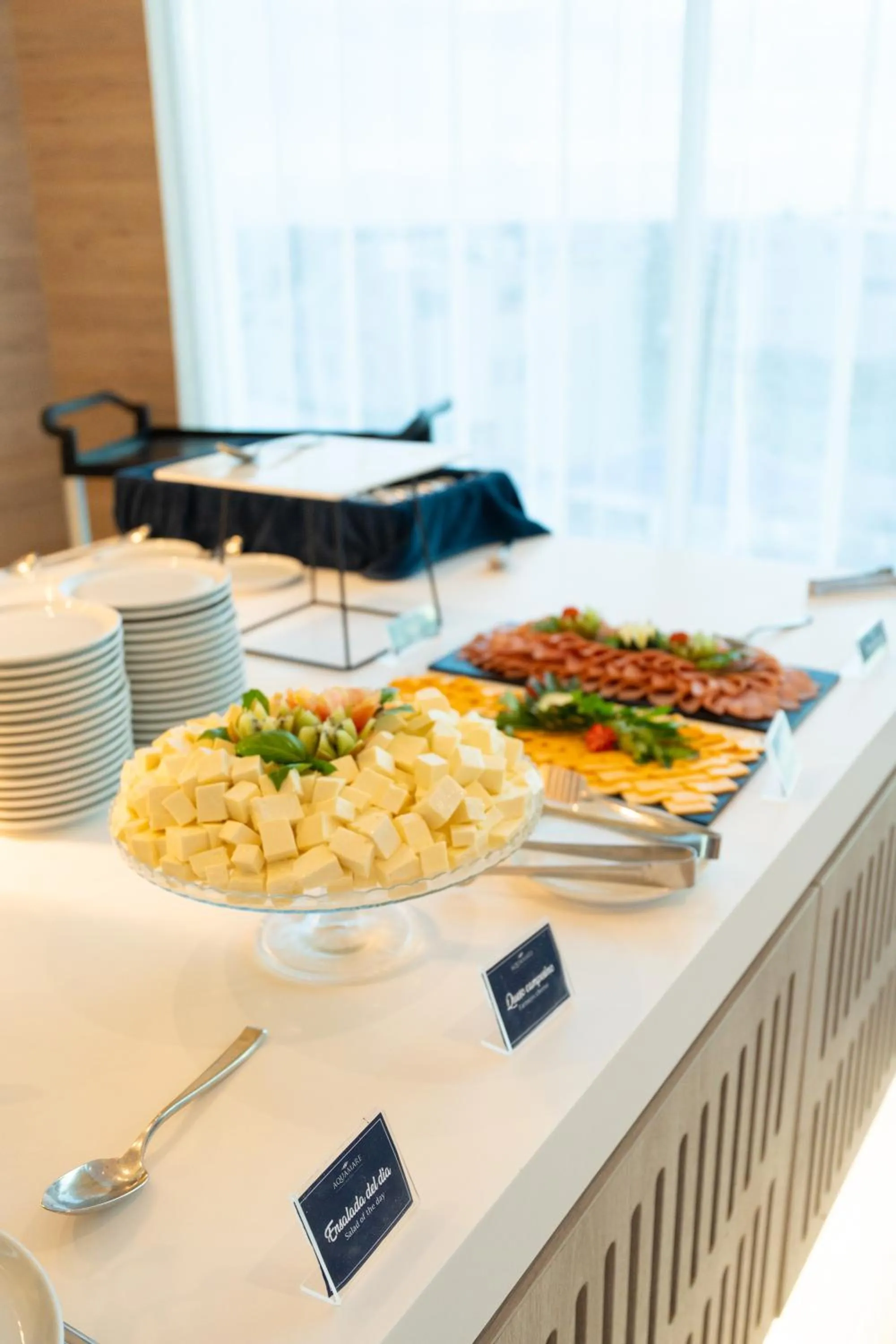 Buffet breakfast in Aquamare Hotel