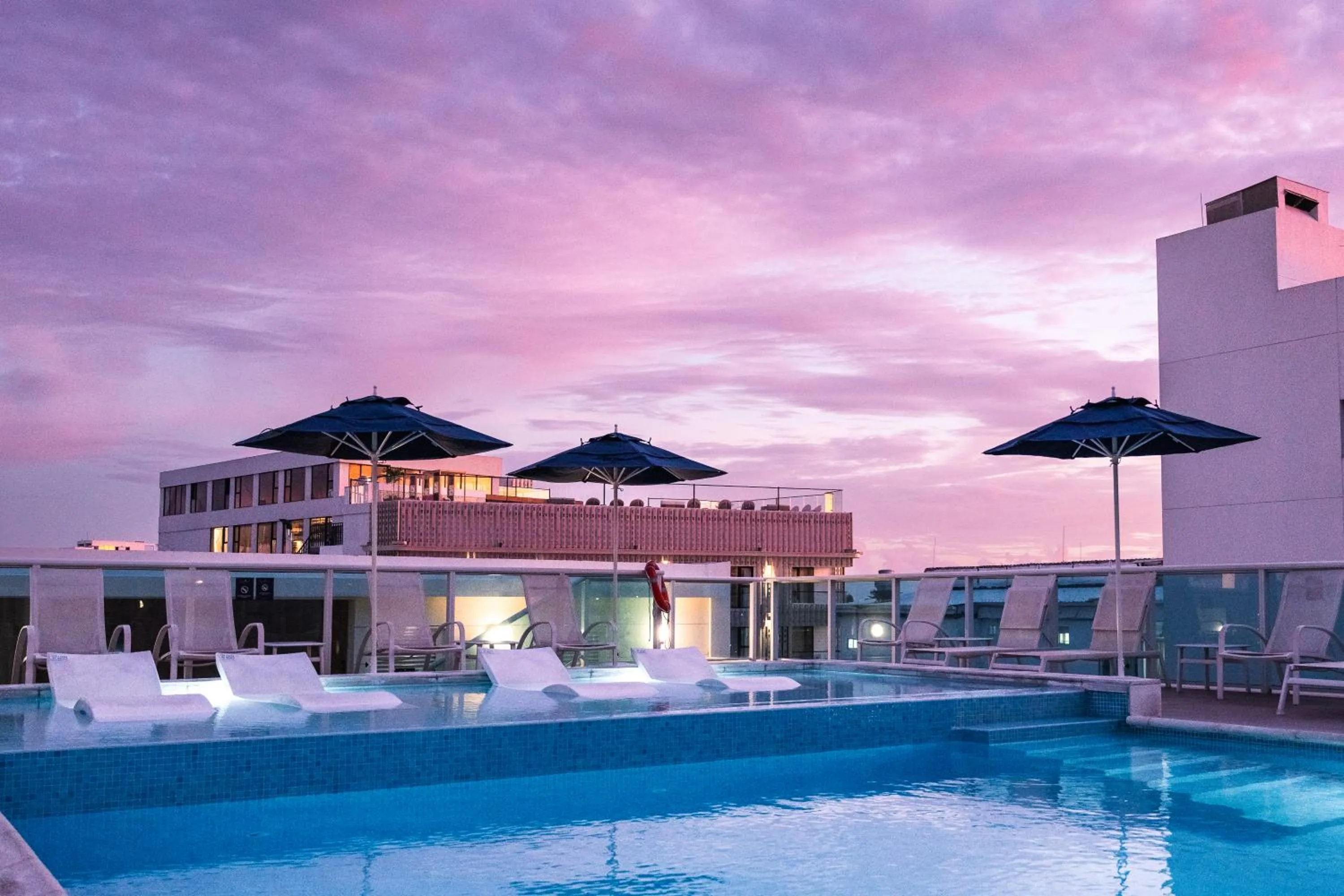 Swimming pool in Aquamare Hotel