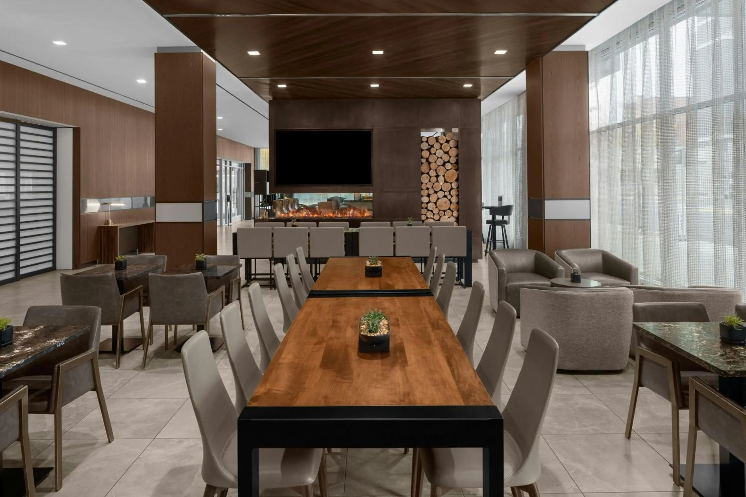 Kitchen or kitchenette in AC Hotel by Marriott Bozeman Downtown