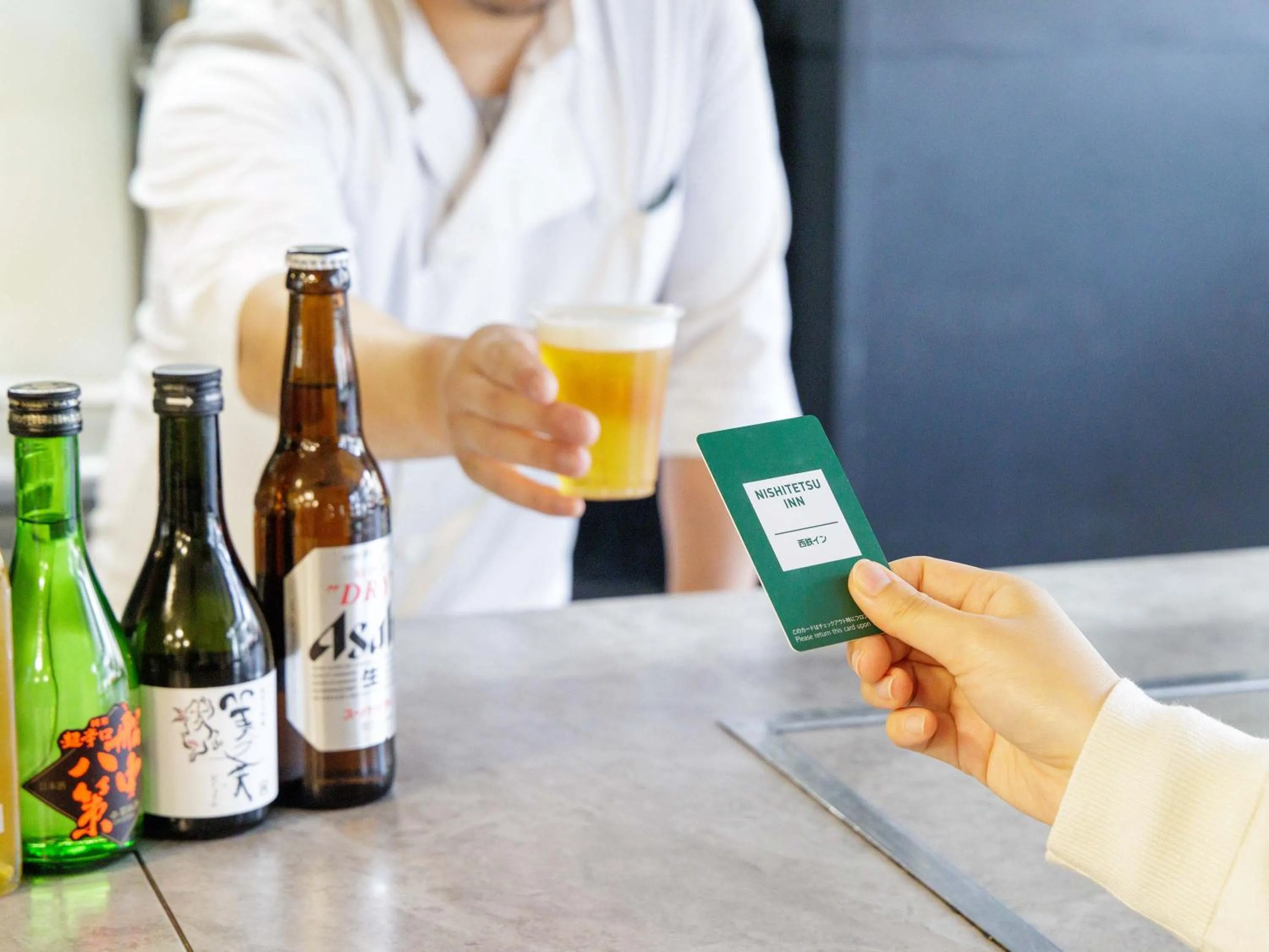 Drinks in Nishitetsu Inn Kochi Harimayabashi