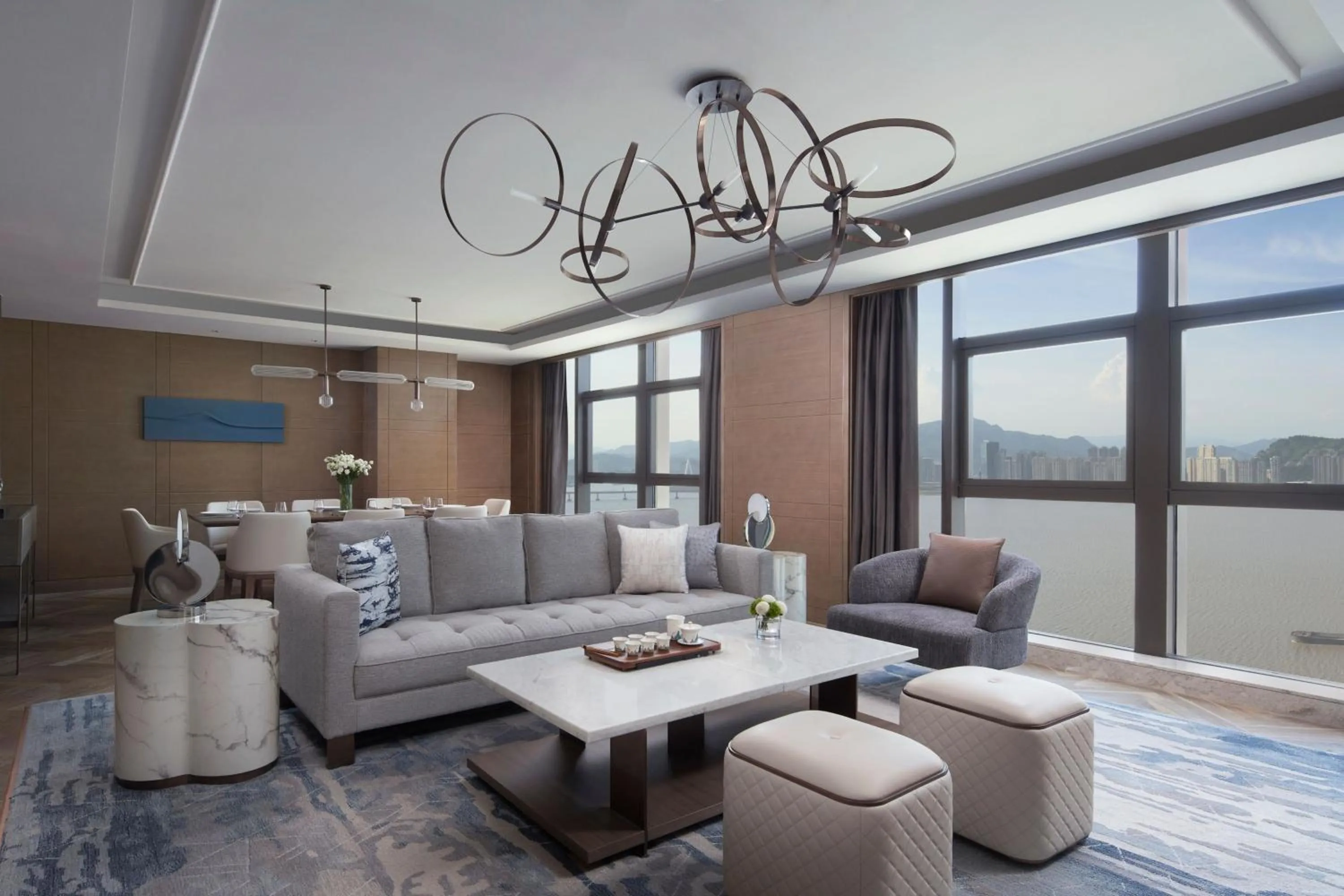 Living room in Wenzhou Marriott Hotel