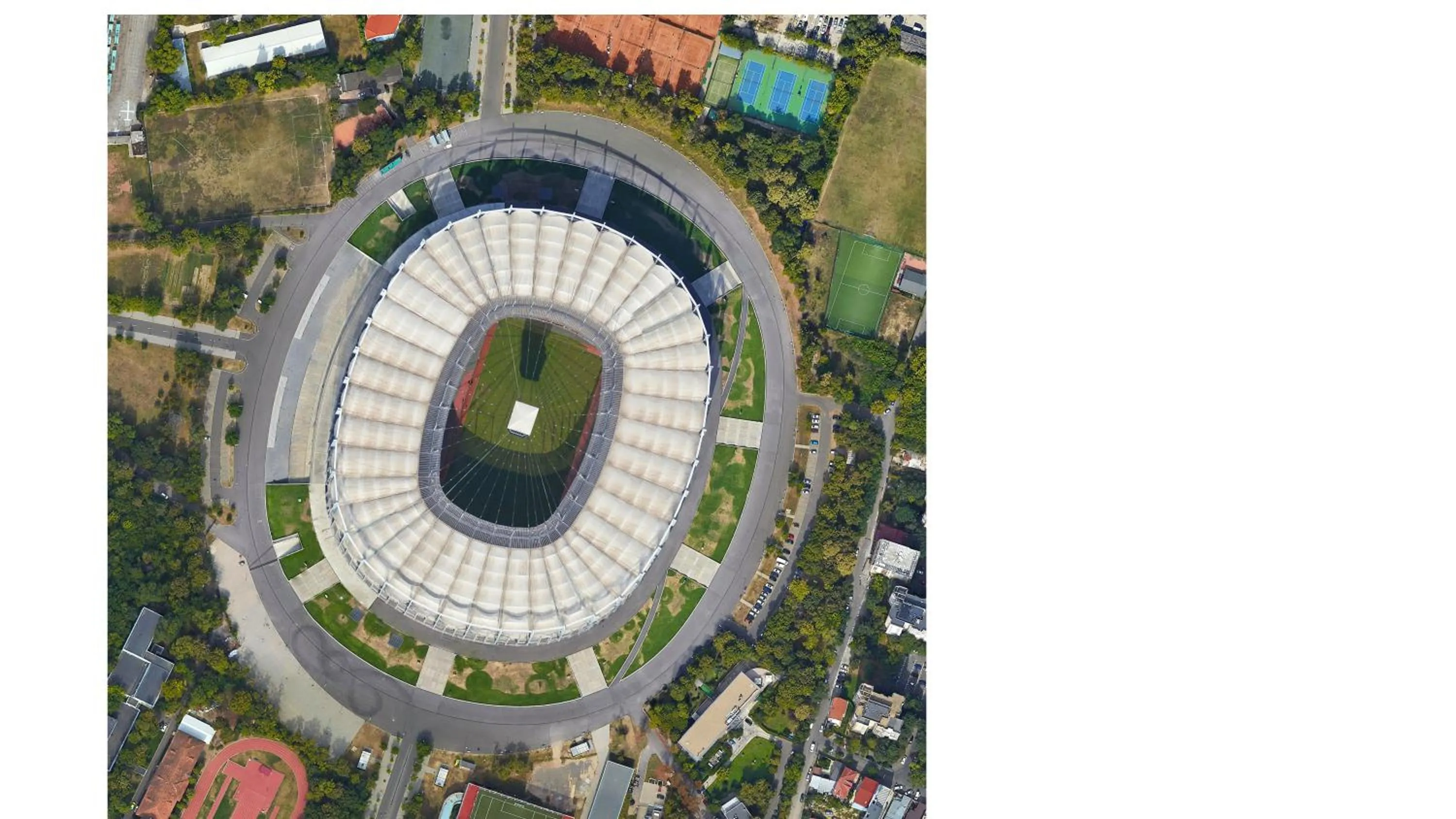 Bird's eye view in Tomis Garden Bucuresti