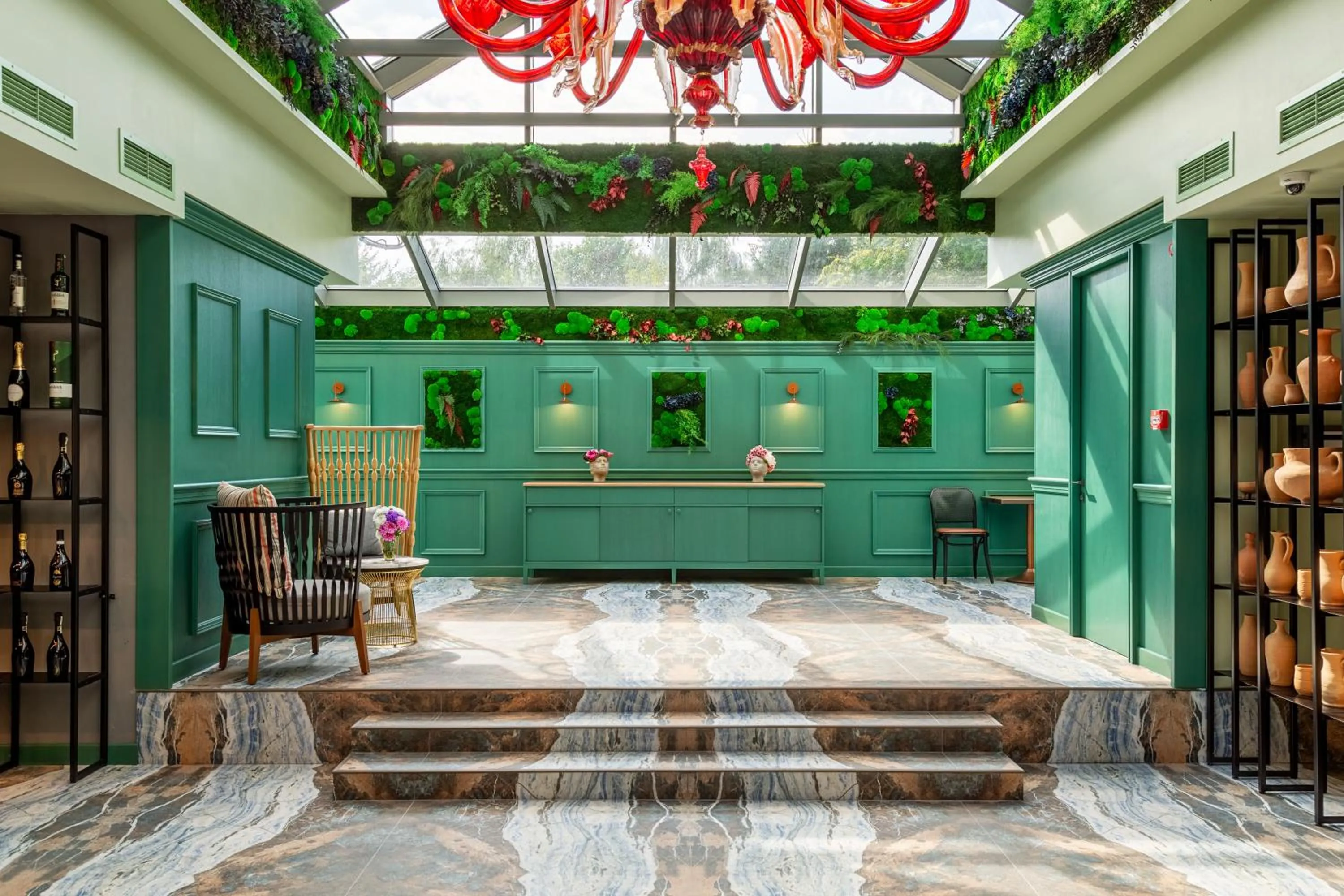 Lobby or reception in Tomis Garden Bucuresti