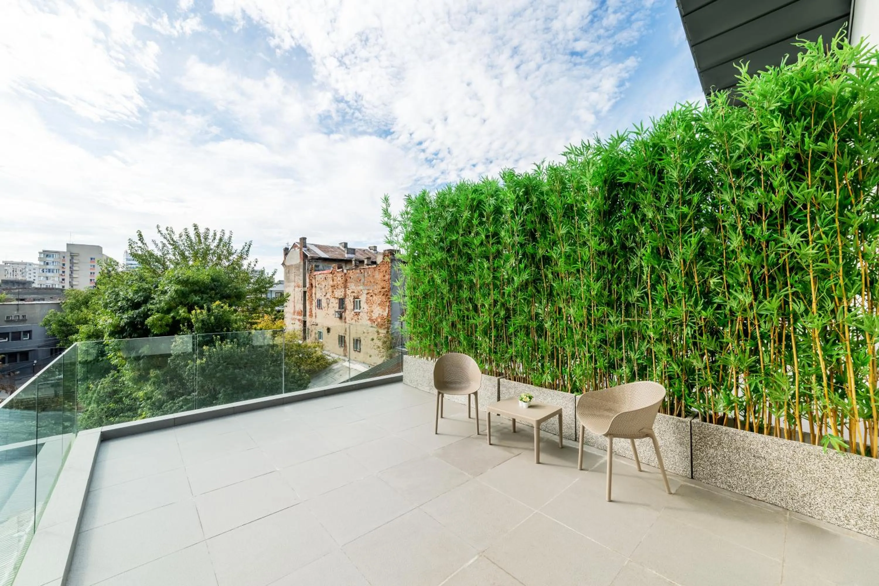 Balcony/Terrace in Tomis Garden Bucuresti