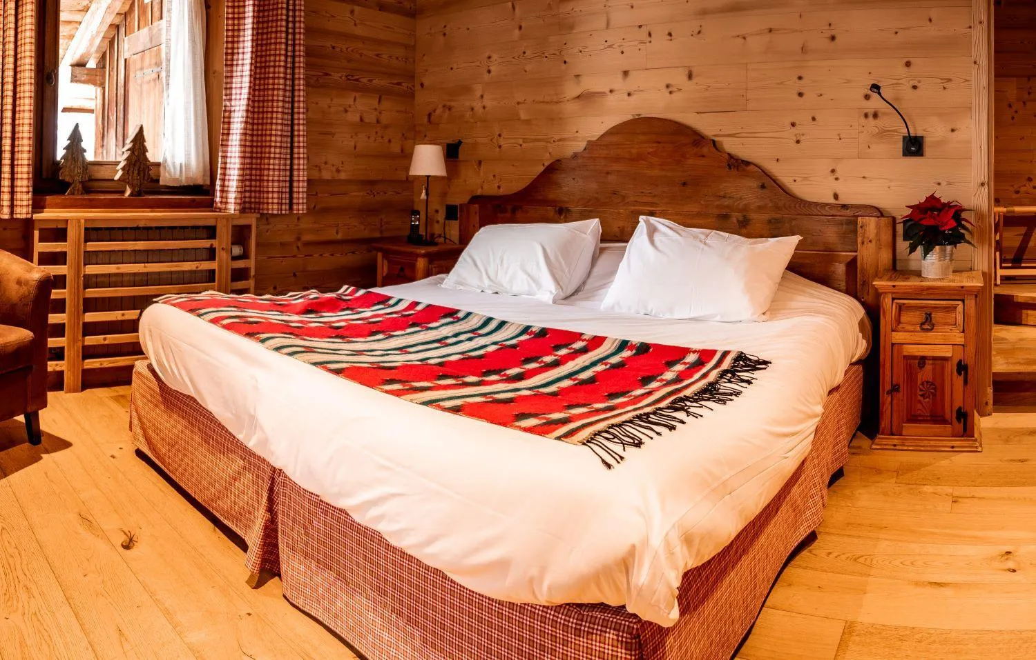 Bedroom, Bed in Les Chalets de la Serraz