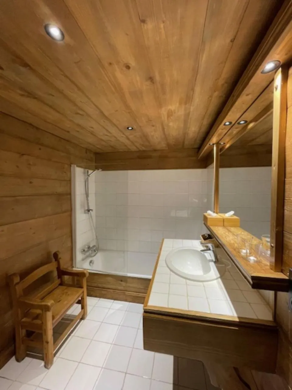 Bathroom in Les Chalets de la Serraz