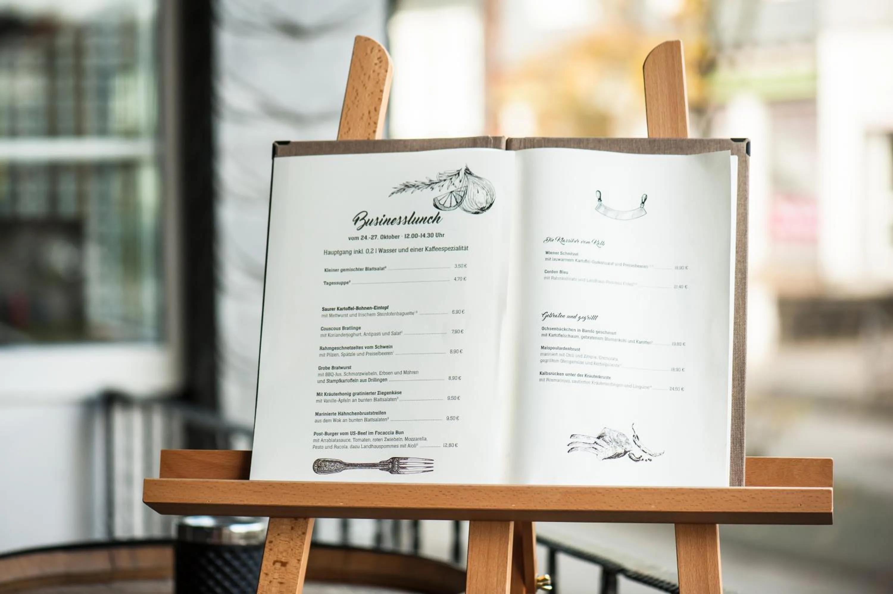 Restaurant/places to eat in Hotel Zur Post