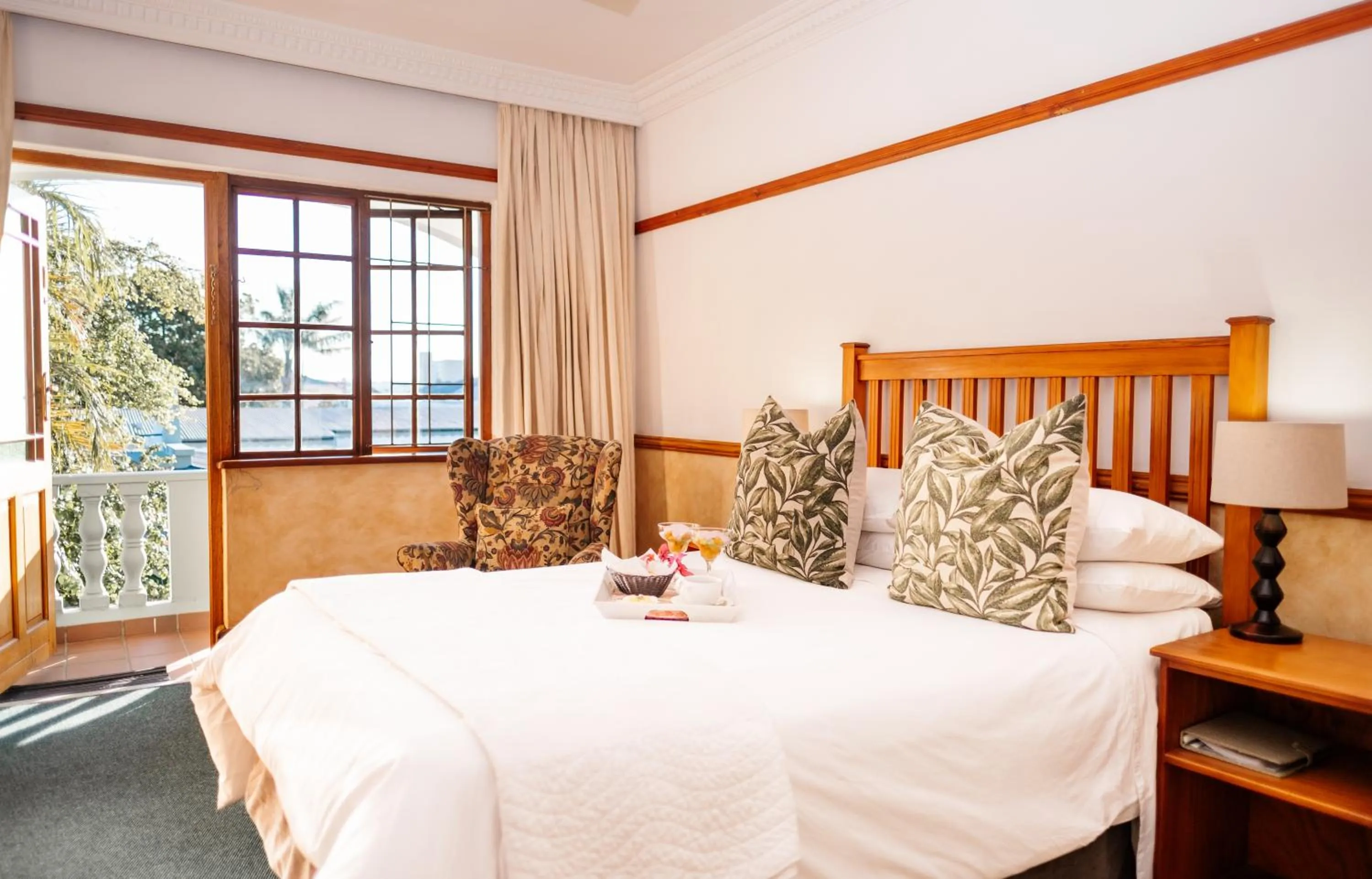 Bed in Devereux Lodge