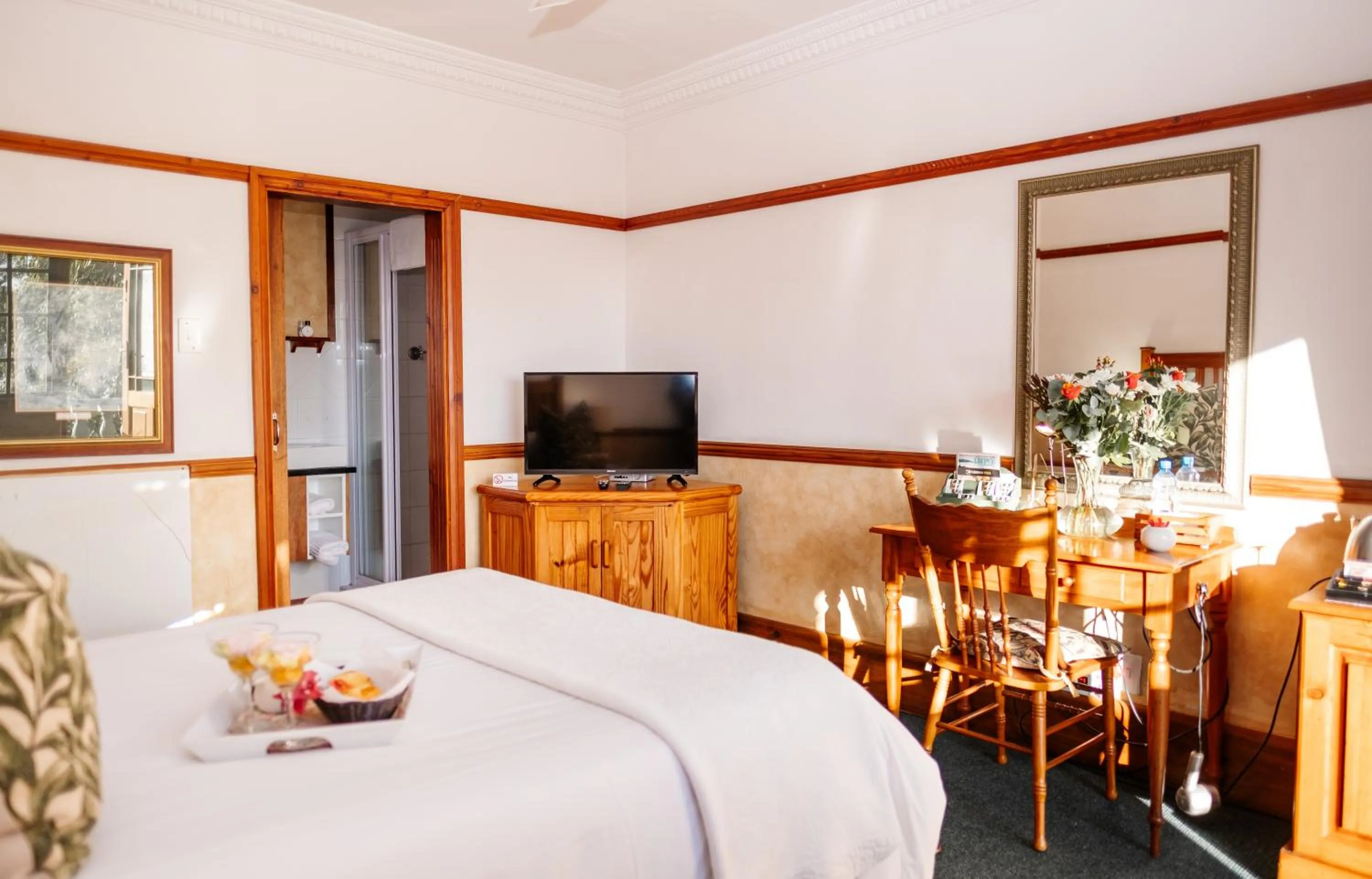 Bed in Devereux Lodge