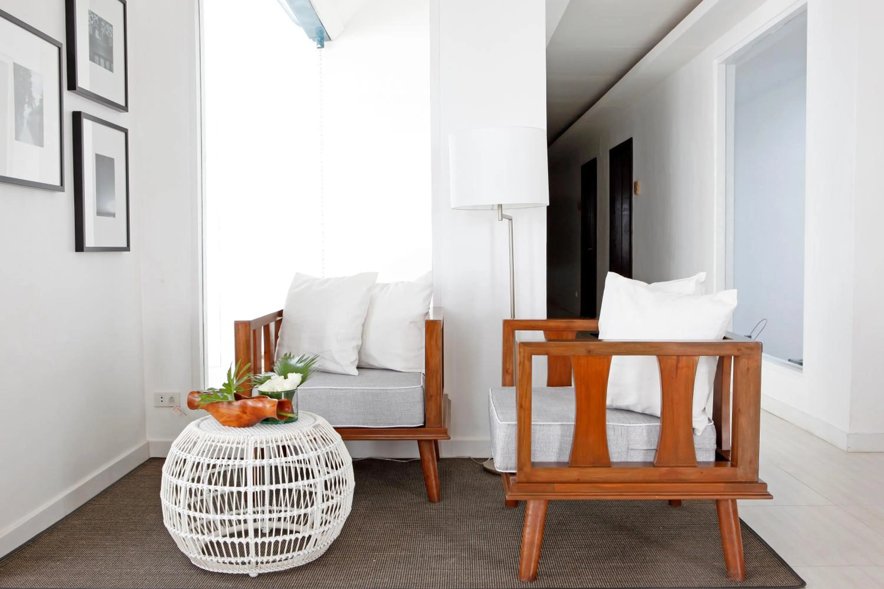 Seating area in Blue Marina Boracay