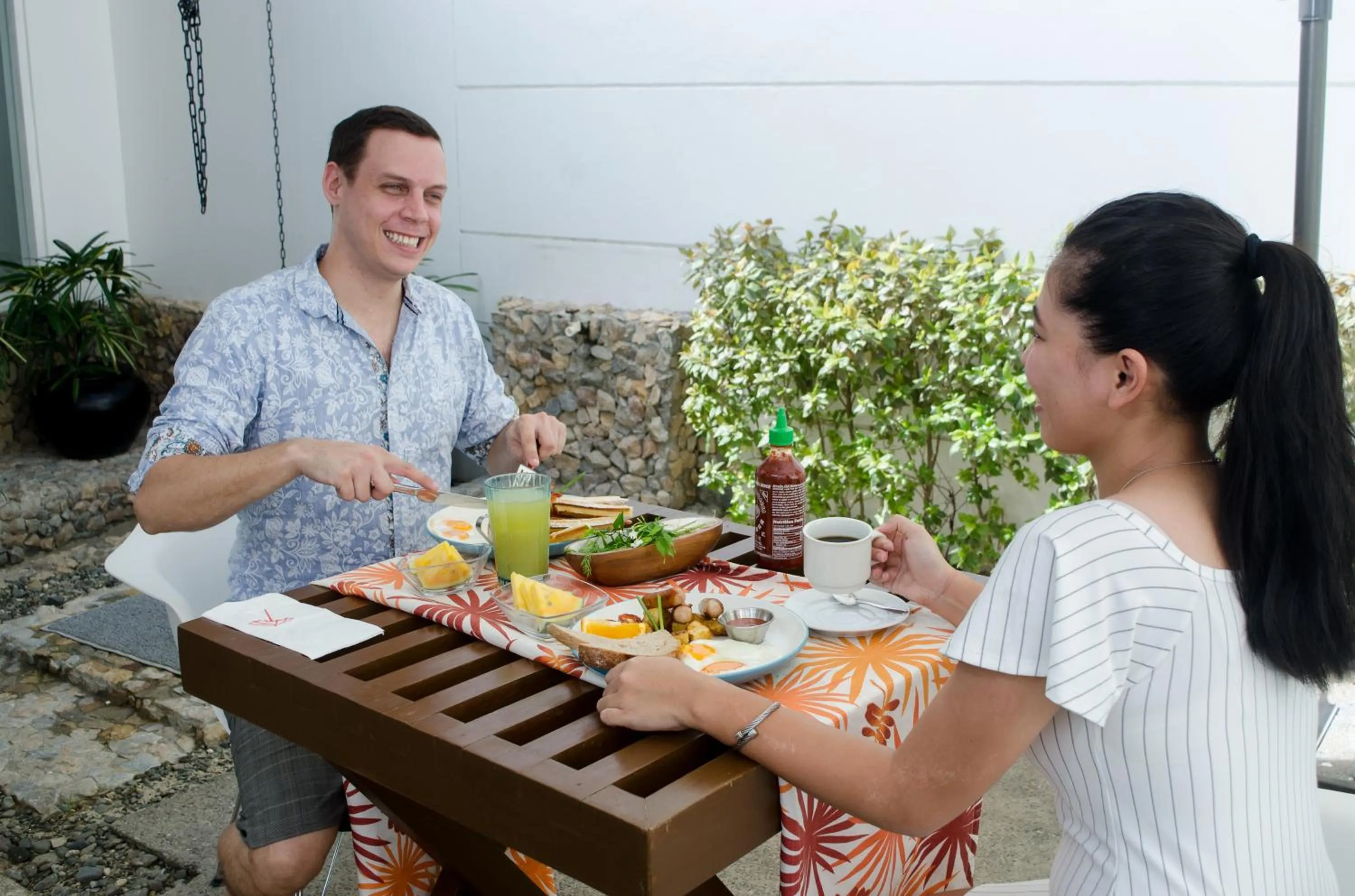 group of guests in Blue Marina Boracay