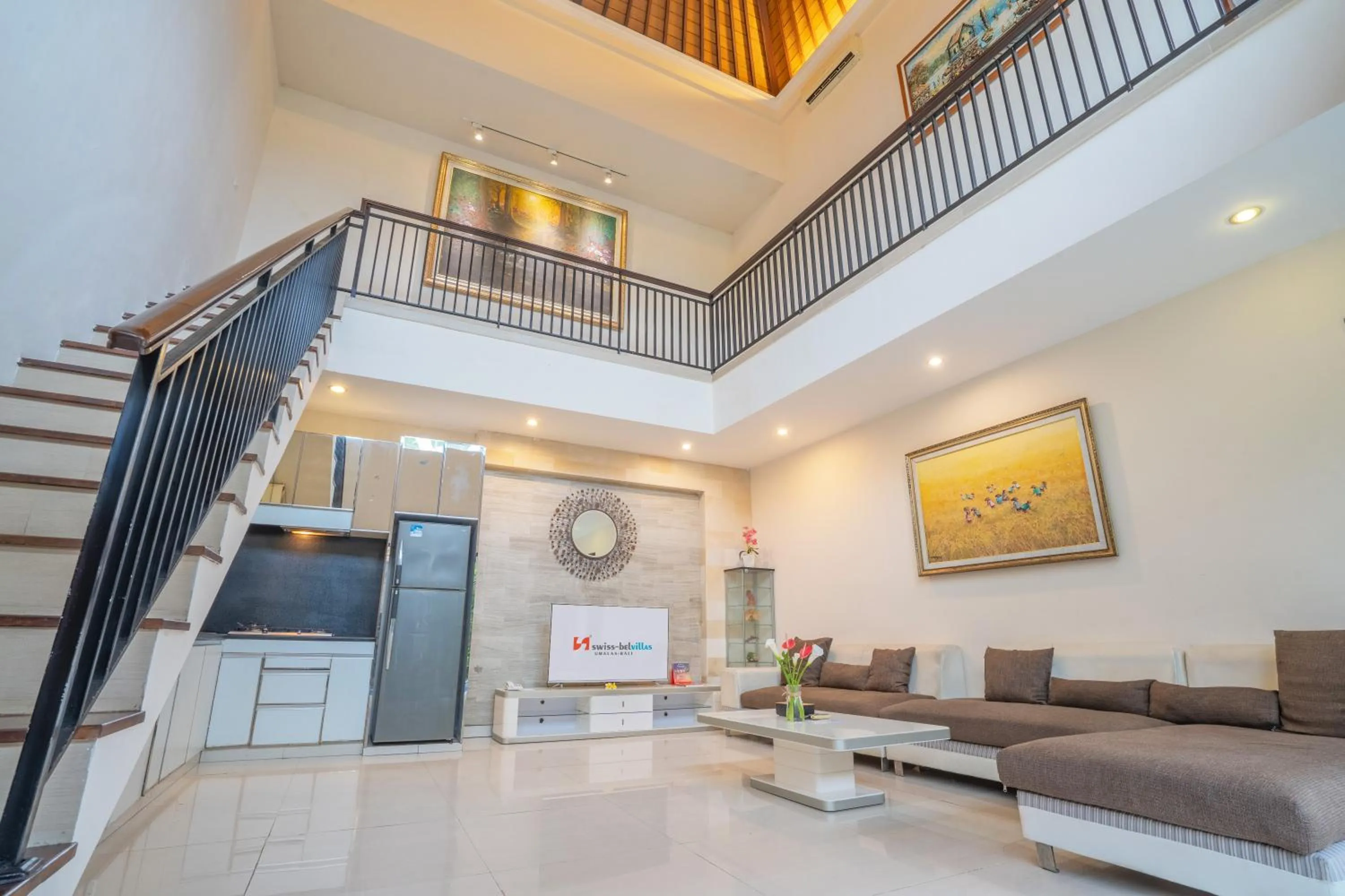 Living room in Swiss-Belvillas Umalas