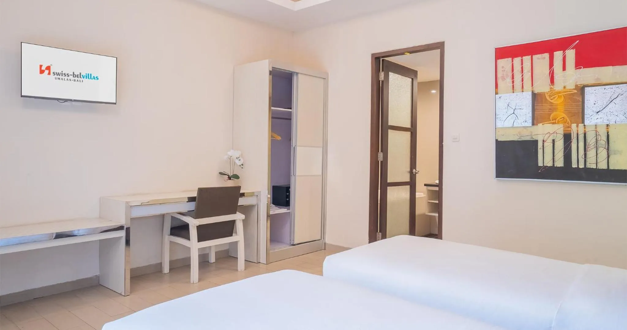 Bed in Swiss-Belvillas Umalas