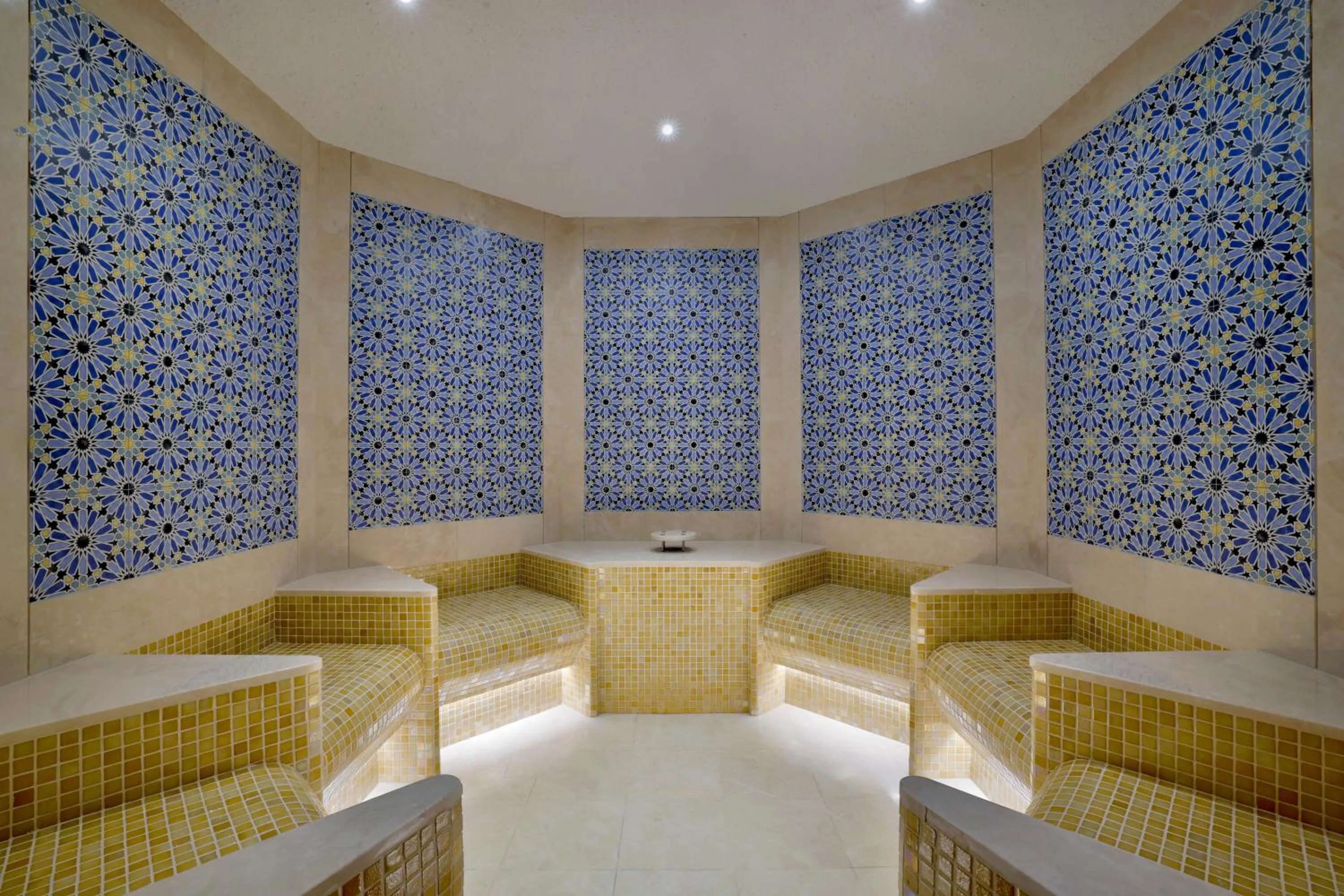 Steam room in Shangri-La Jeddah