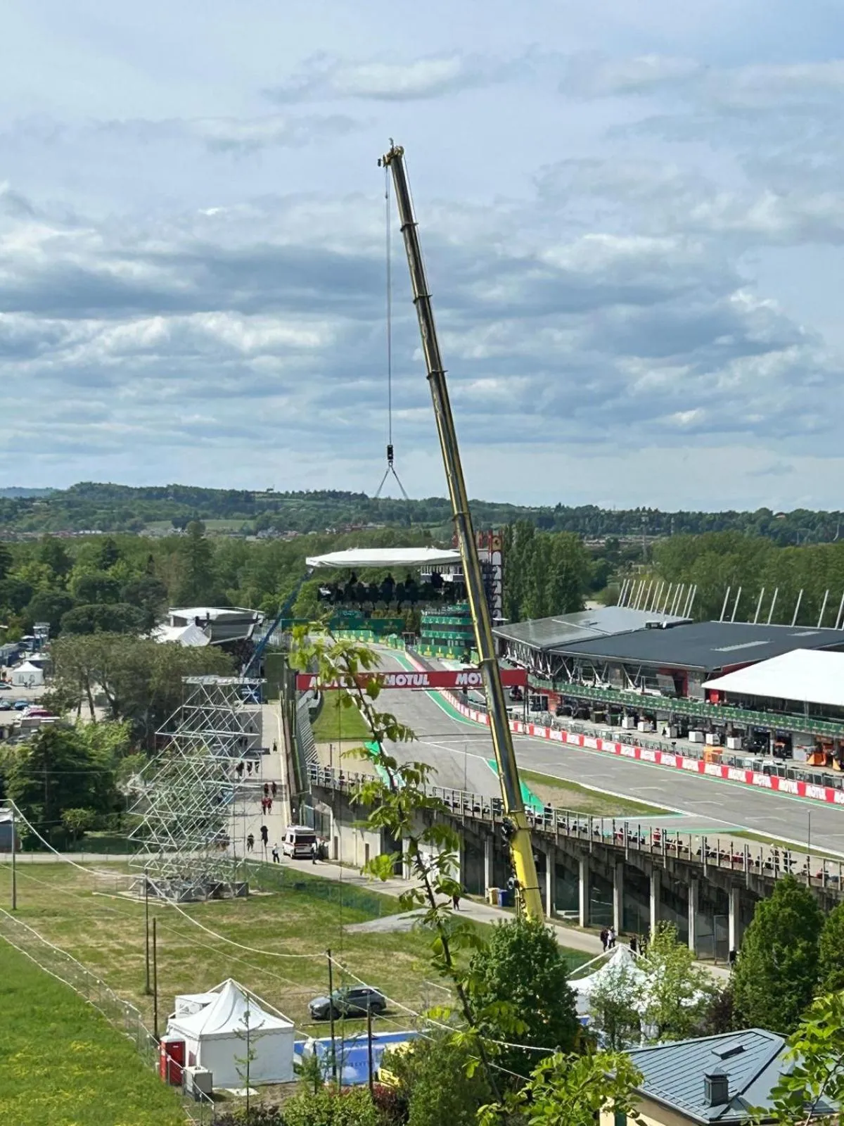 Inner courtyard view in Smart Hotel Autodromo