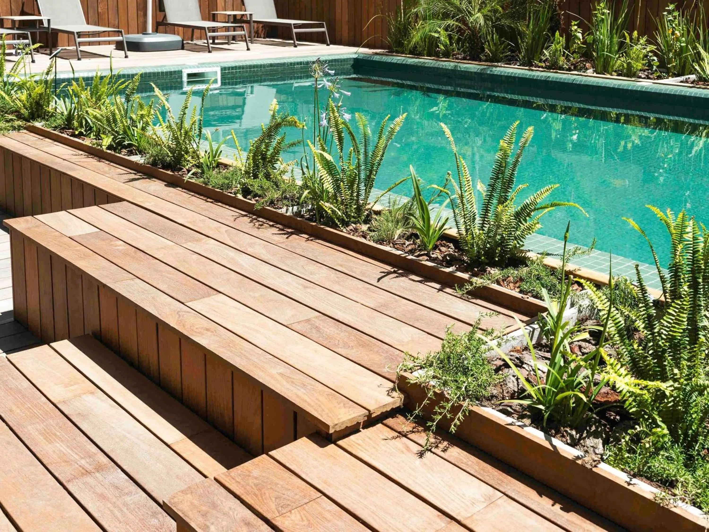 Pool view in Costanero Hotel Montevideo - MGallery Collection