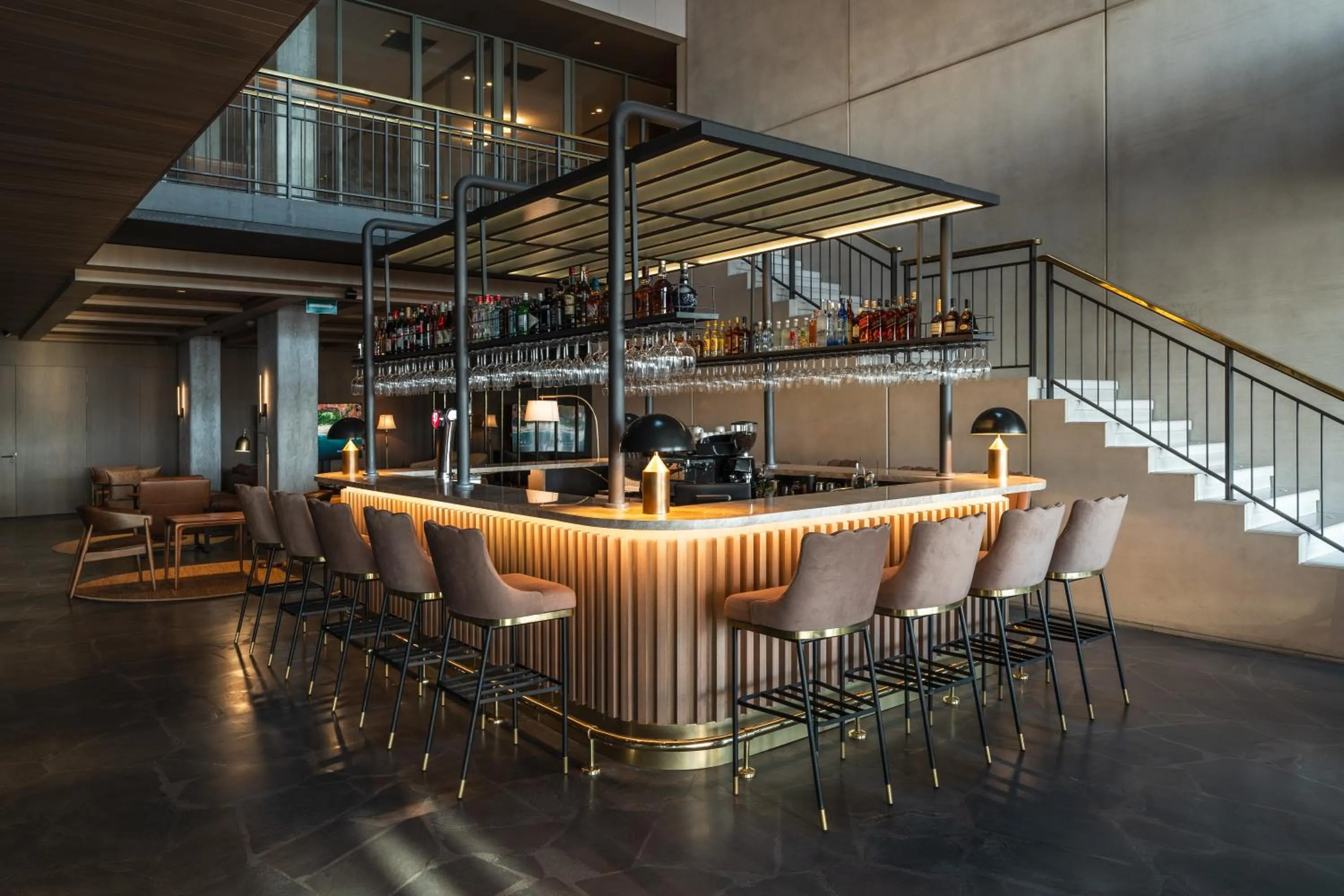 Lounge or bar in Costanero Hotel Montevideo - MGallery Collection