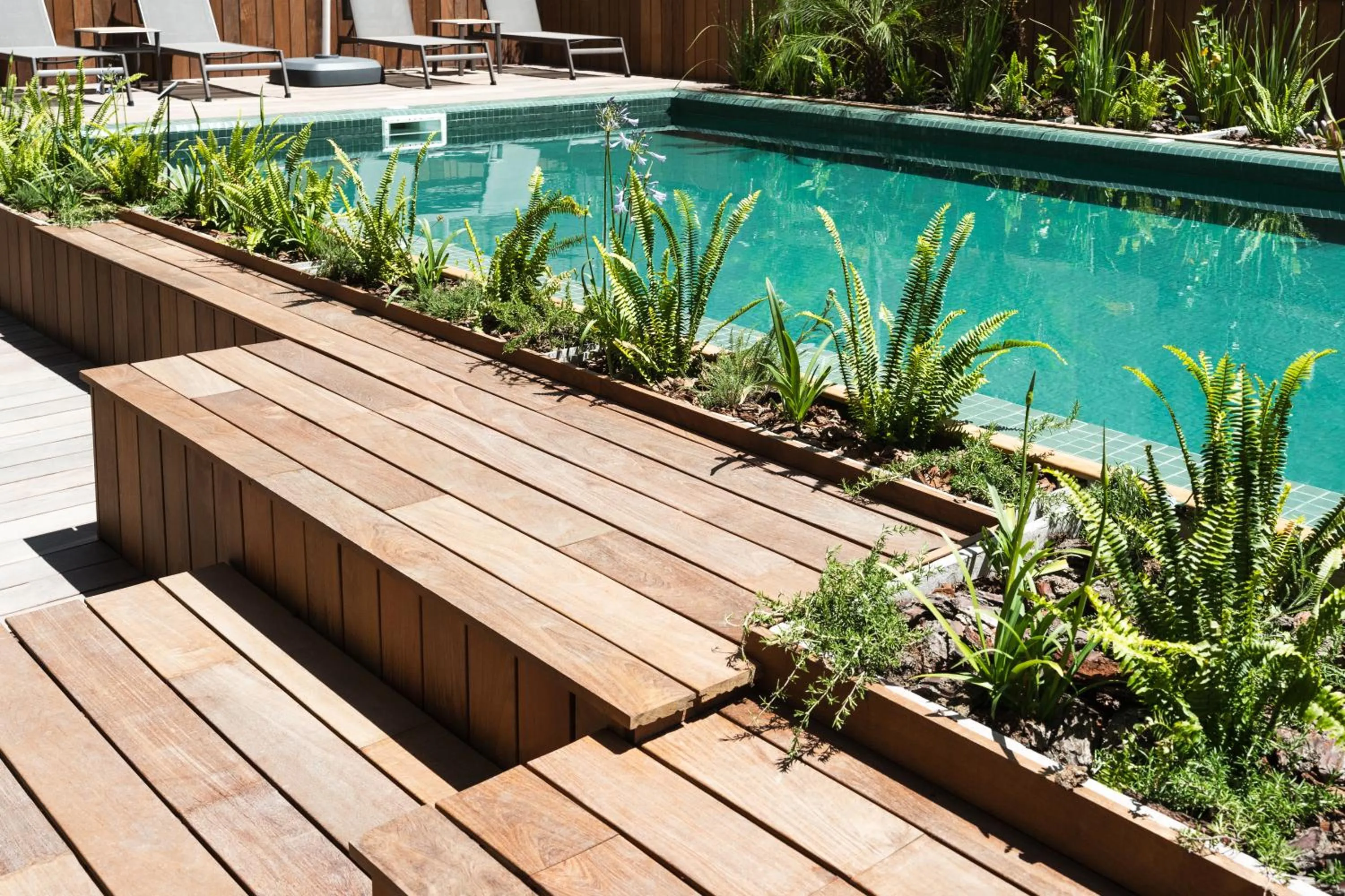 Pool view in Costanero Hotel Montevideo - MGallery Collection